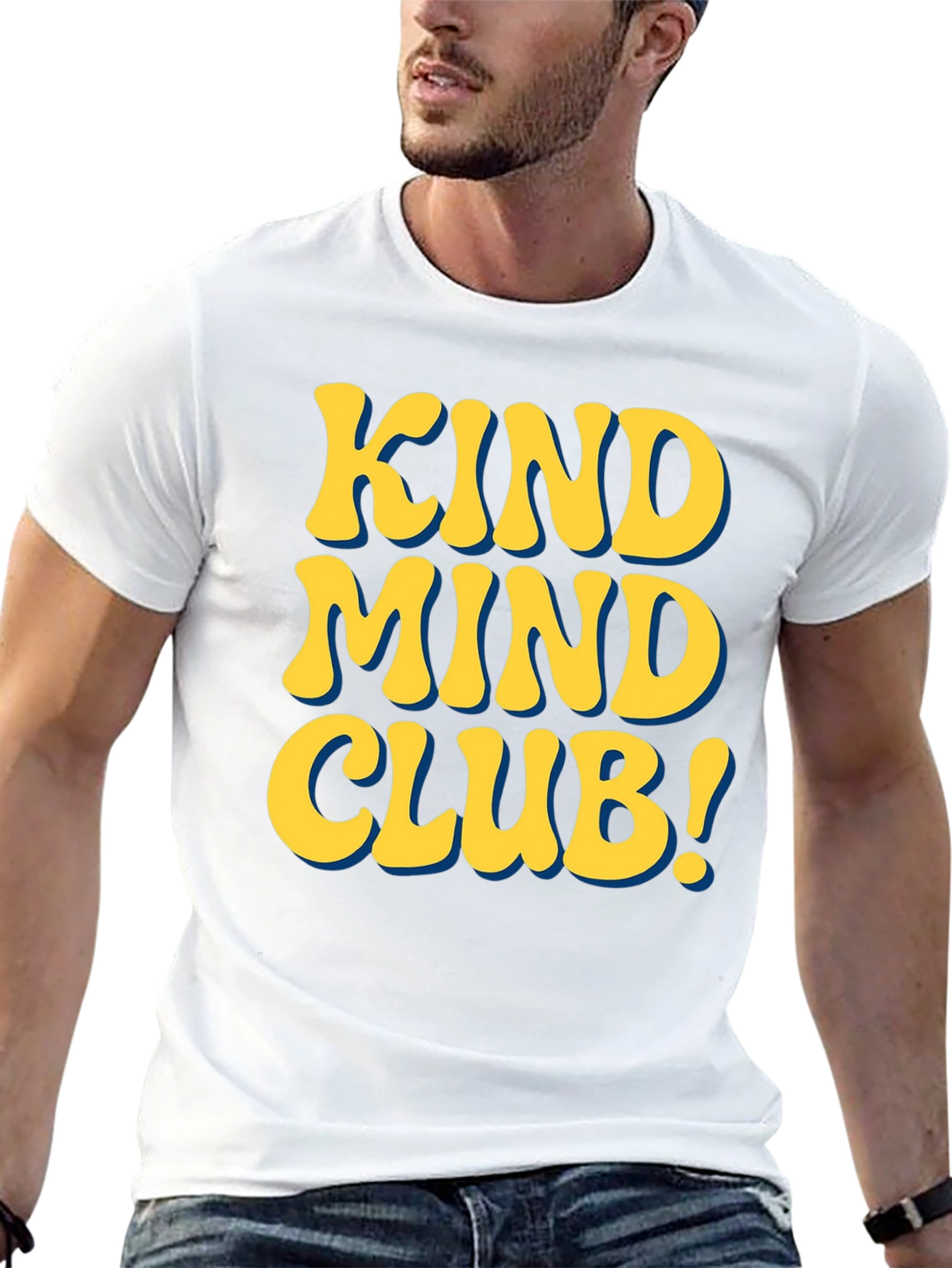 Black Kind Mind Club Graphic T-Shirt - Positive Vibes Tee view 13