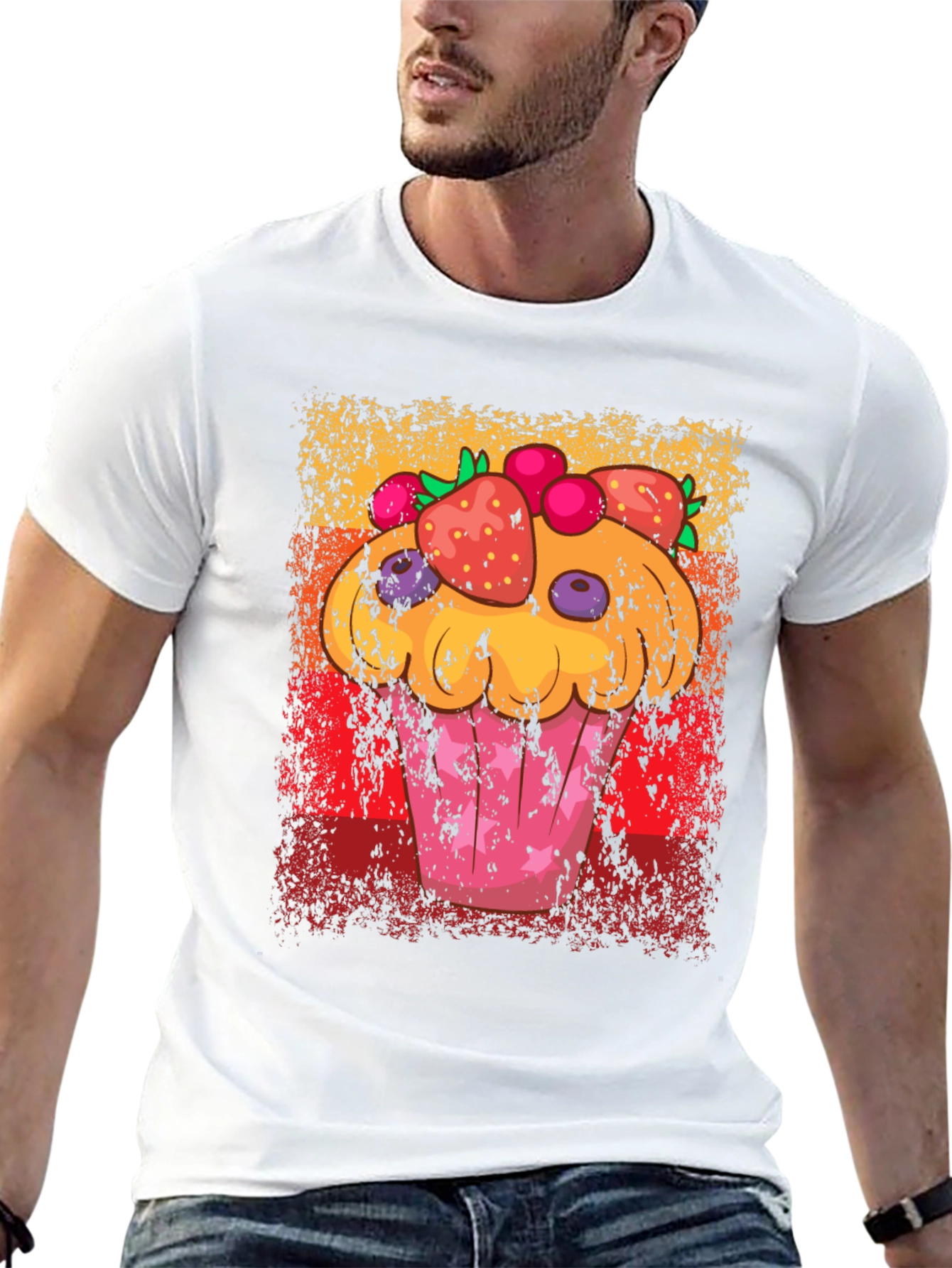 Black Cupcake Graphic T-Shirt - Sweet Treat Fashion view 13