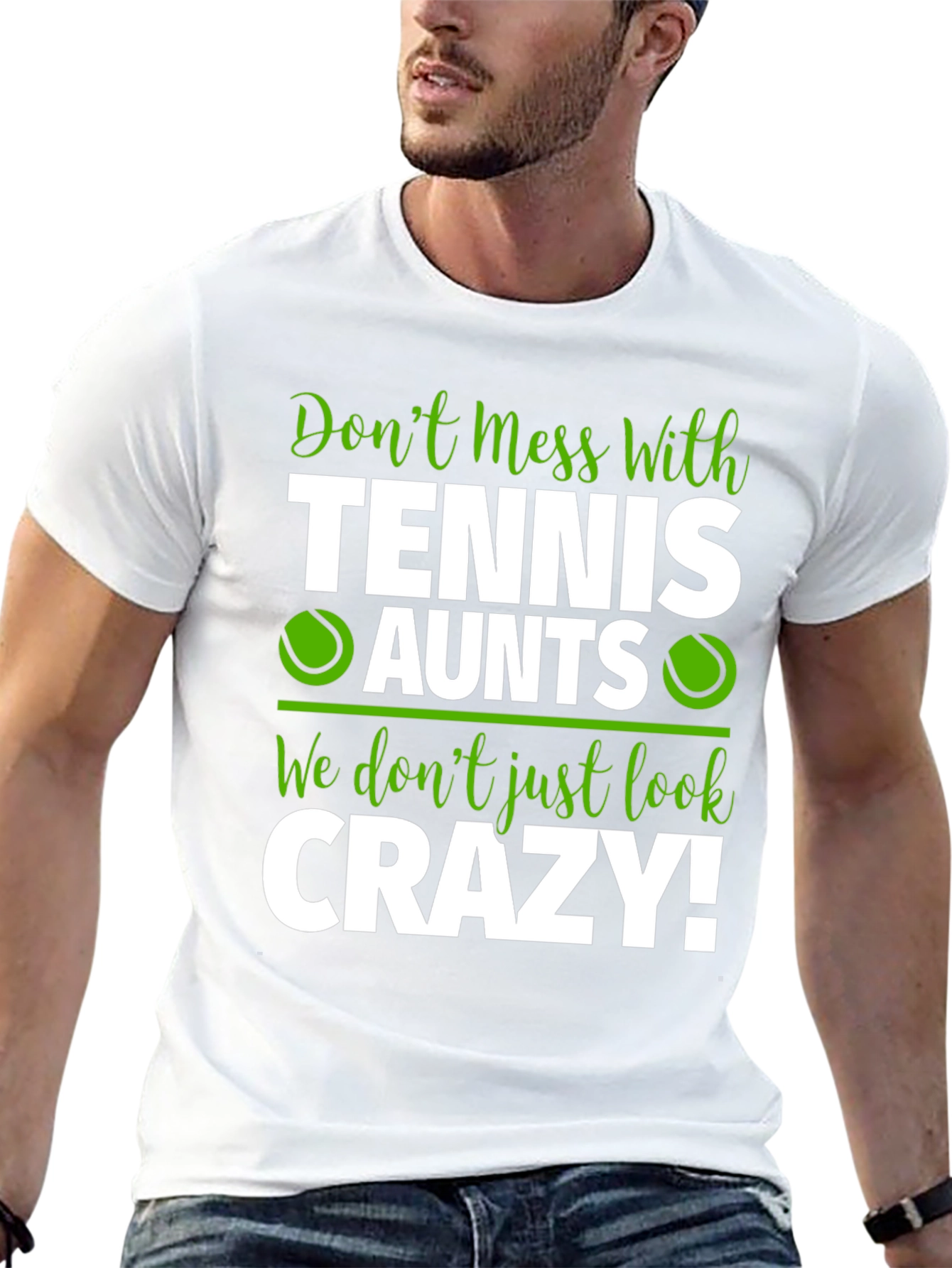 Black Tennis Aunts Graphic Tee - Don't Mess With Us! view 13