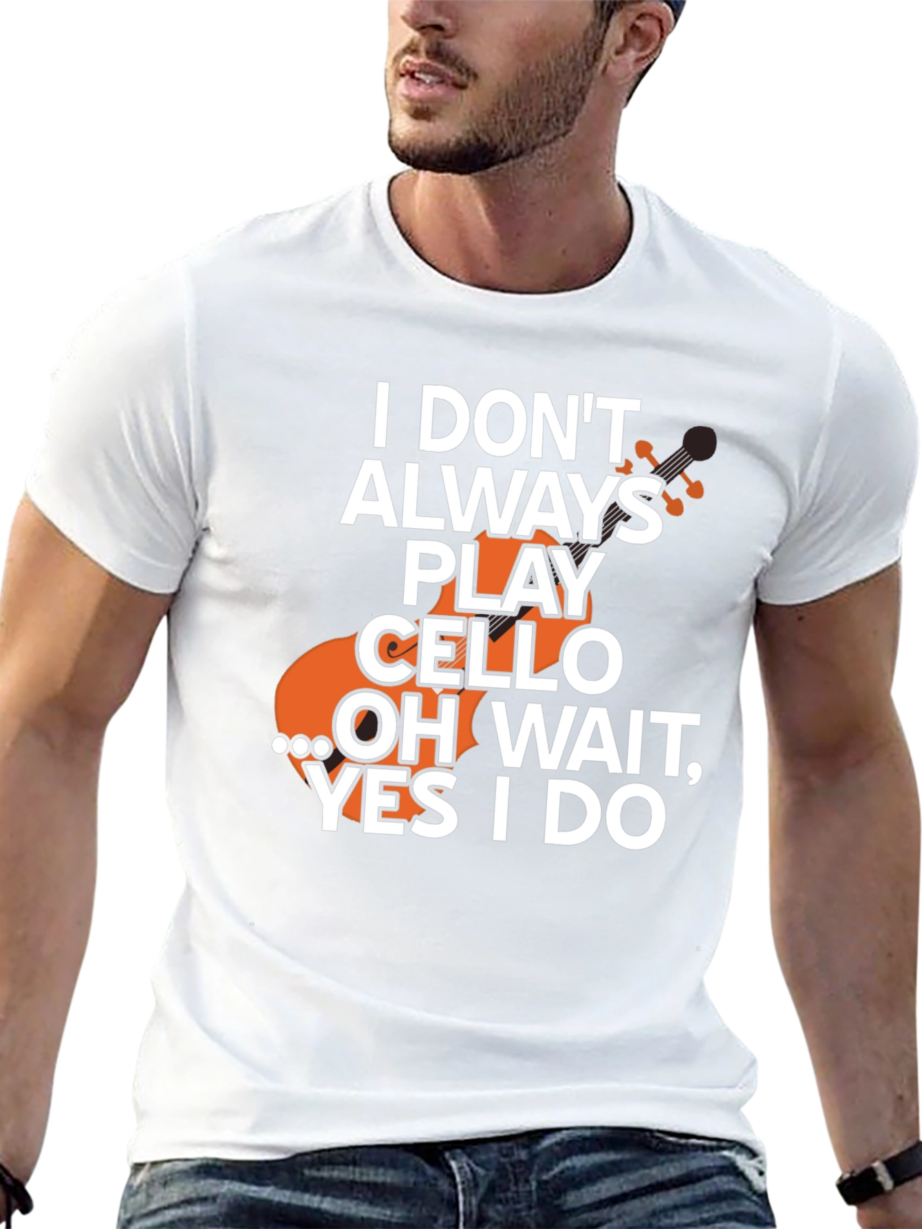 Black Cello Player T-Shirt - Funny Musician Tee view 13