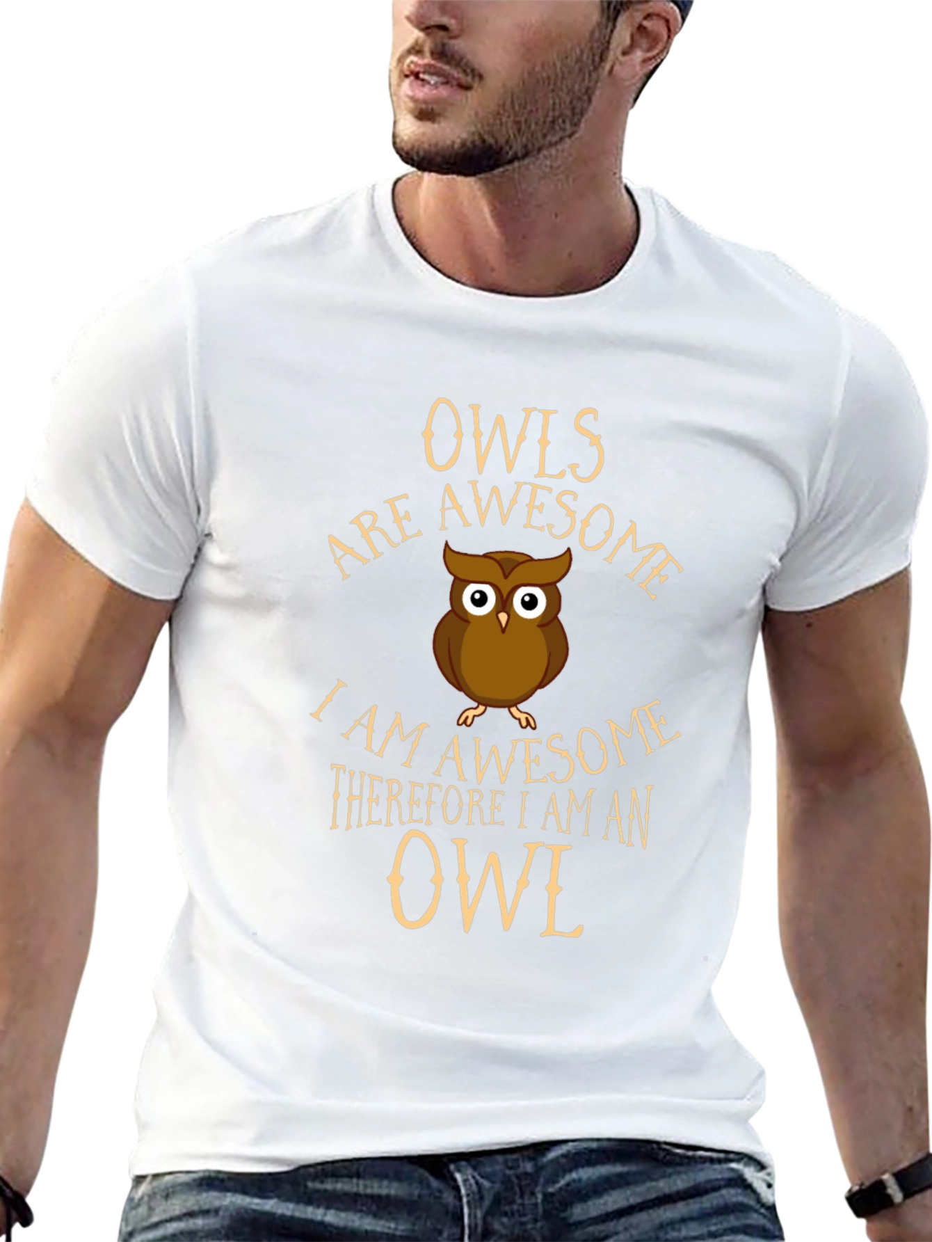 Black Owls Are Awesome Graphic T-Shirt - Unique Design view 13