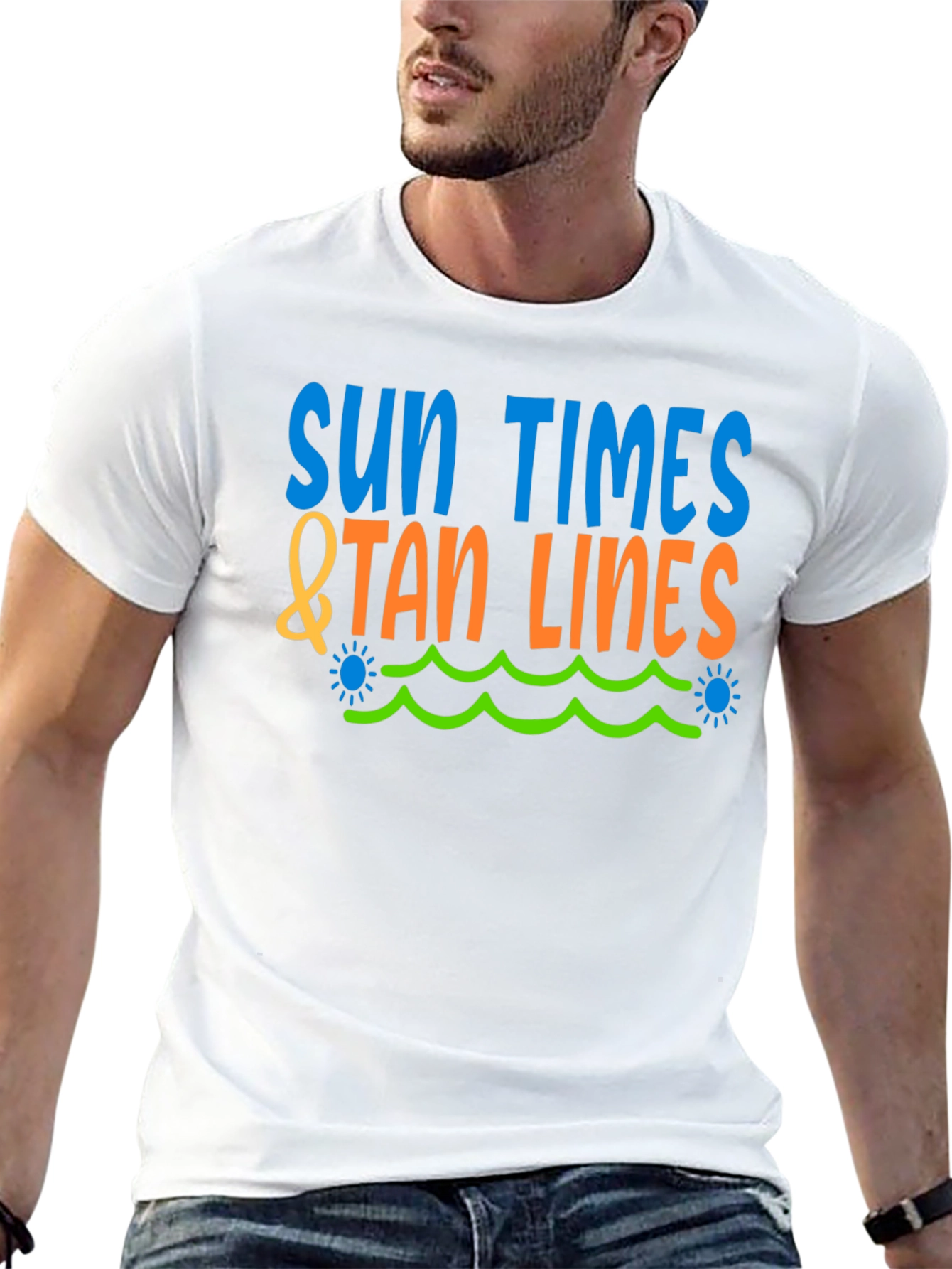 Black Sun Times & Tan Lines Graphic Tee view 13