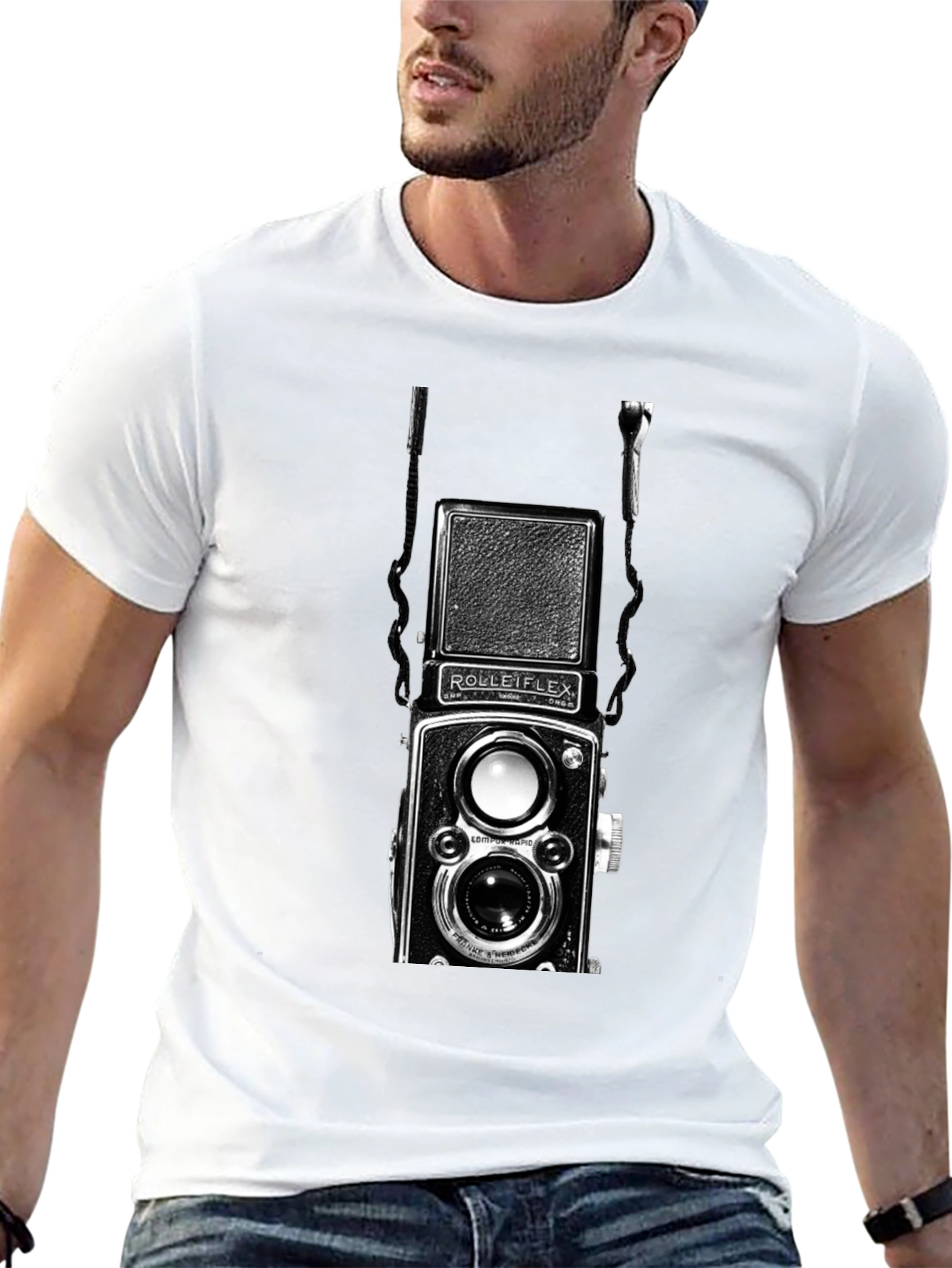 Black Vintage Camera Graphic Tee - Classic Cool view 13