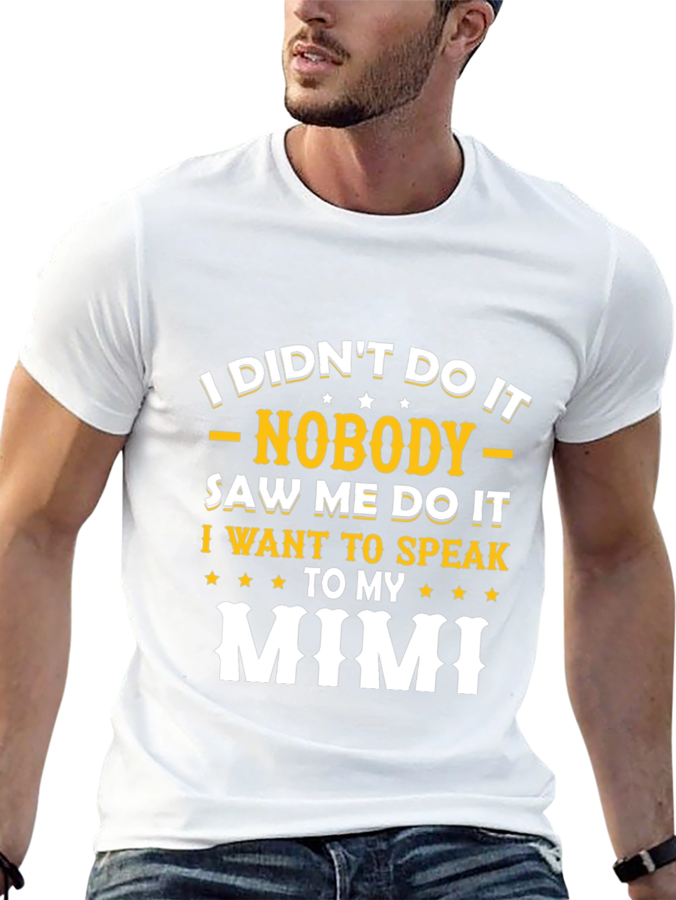 Black I Didn't Do It Mimi T-Shirt view 13