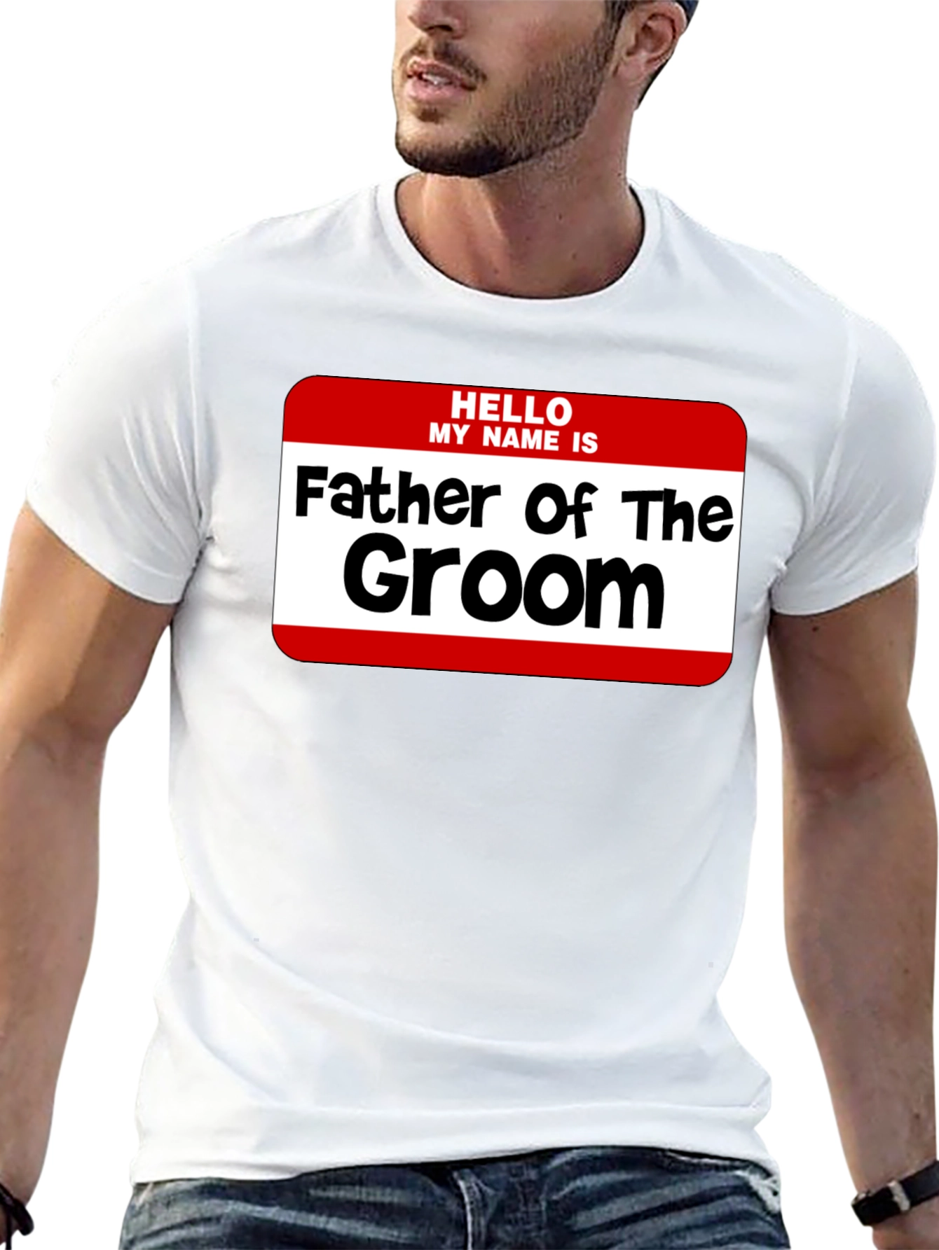 Father of the Groom T-Shirt - Wedding Party Tee - 13