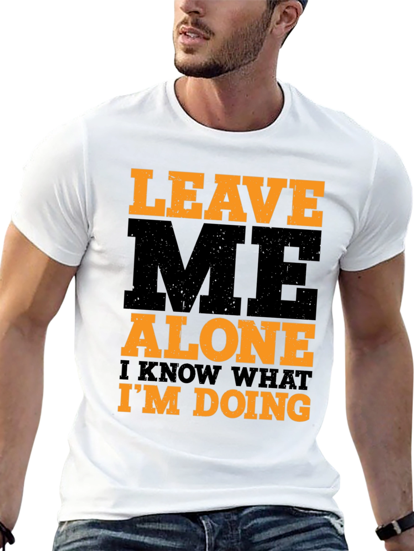Black Leave Me Alone Graphic Tee - I Know What I'm Doing! view 13