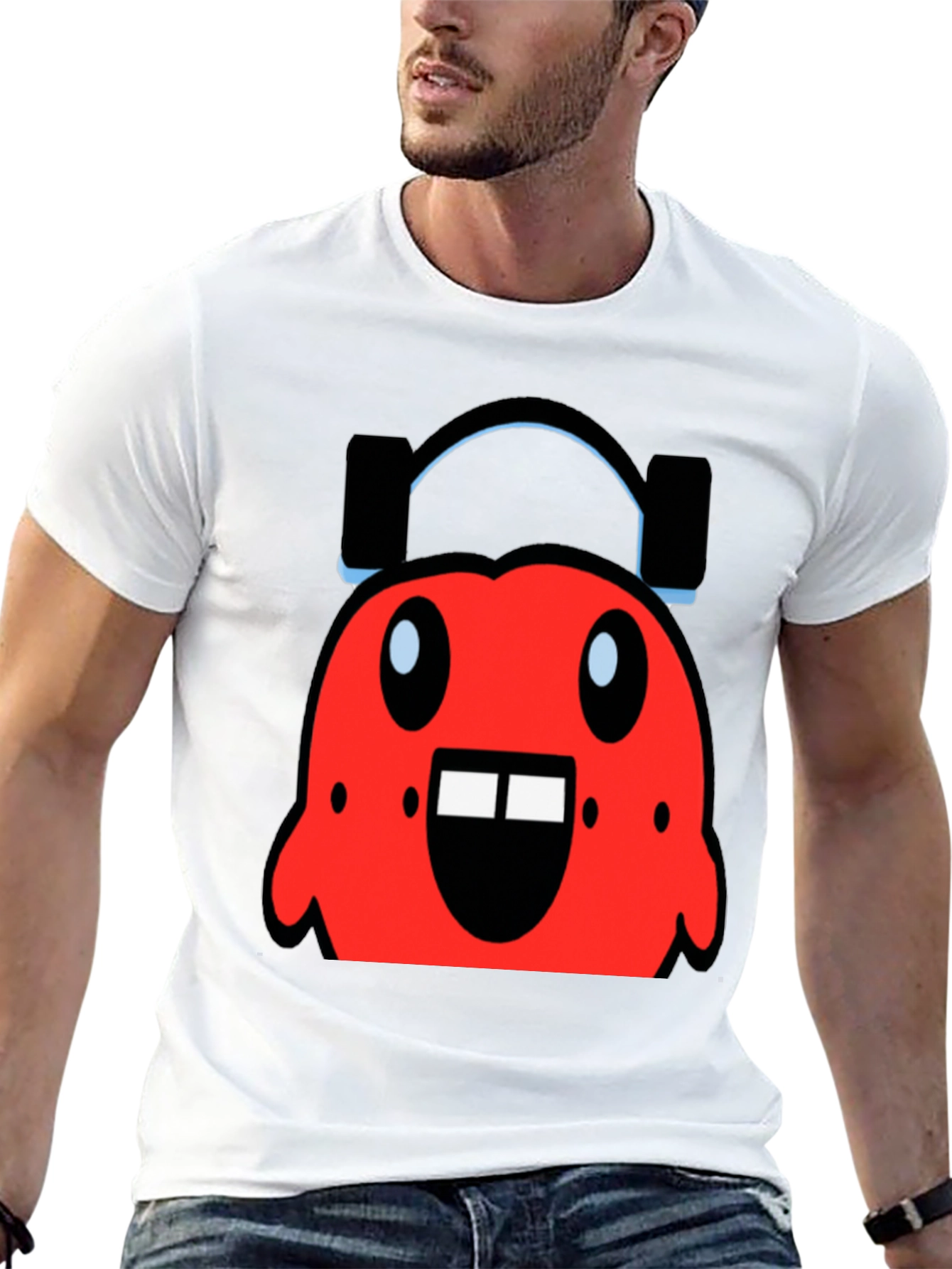 Black Red Monster Graphic Tee view 13