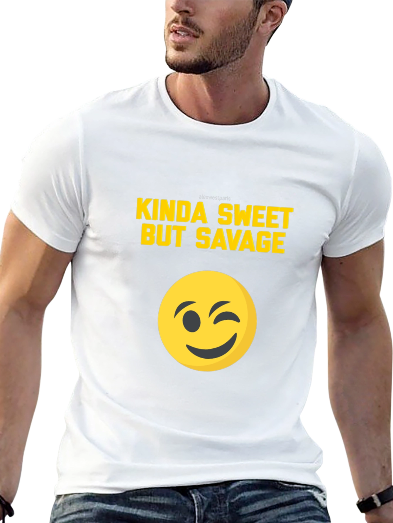 Black Kinda Sweet But Savage Graphic Tee - Black T-Shirt view 13