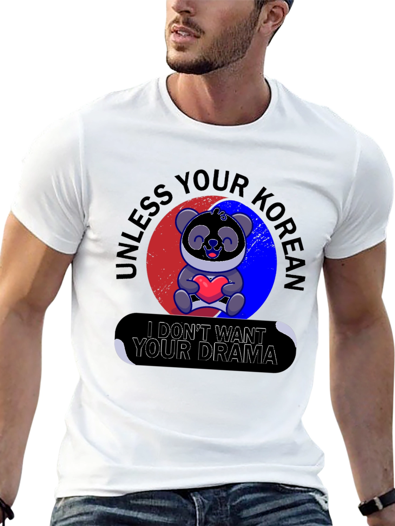 Black Unless Your Korean T-Shirt view 13