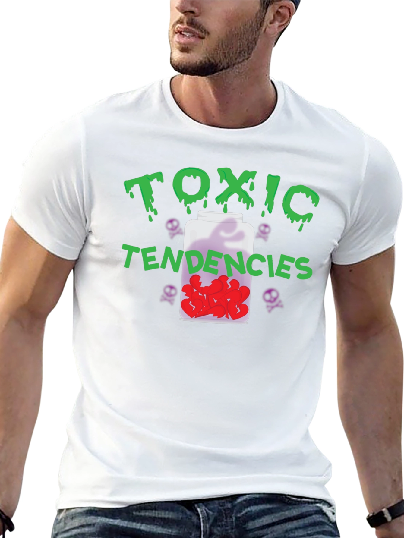 Black Toxic Tendencies Graphic Tee - Unique Design view 13
