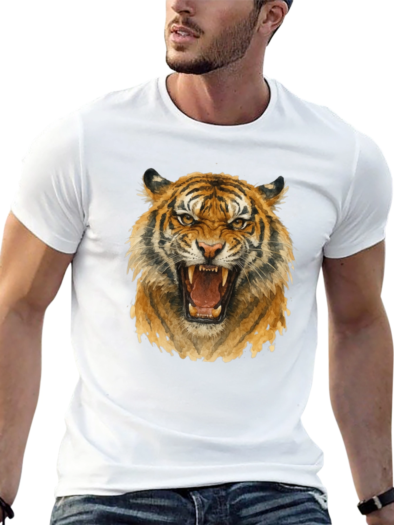 Black Tiger Graphic Tee - Fierce Style view 13