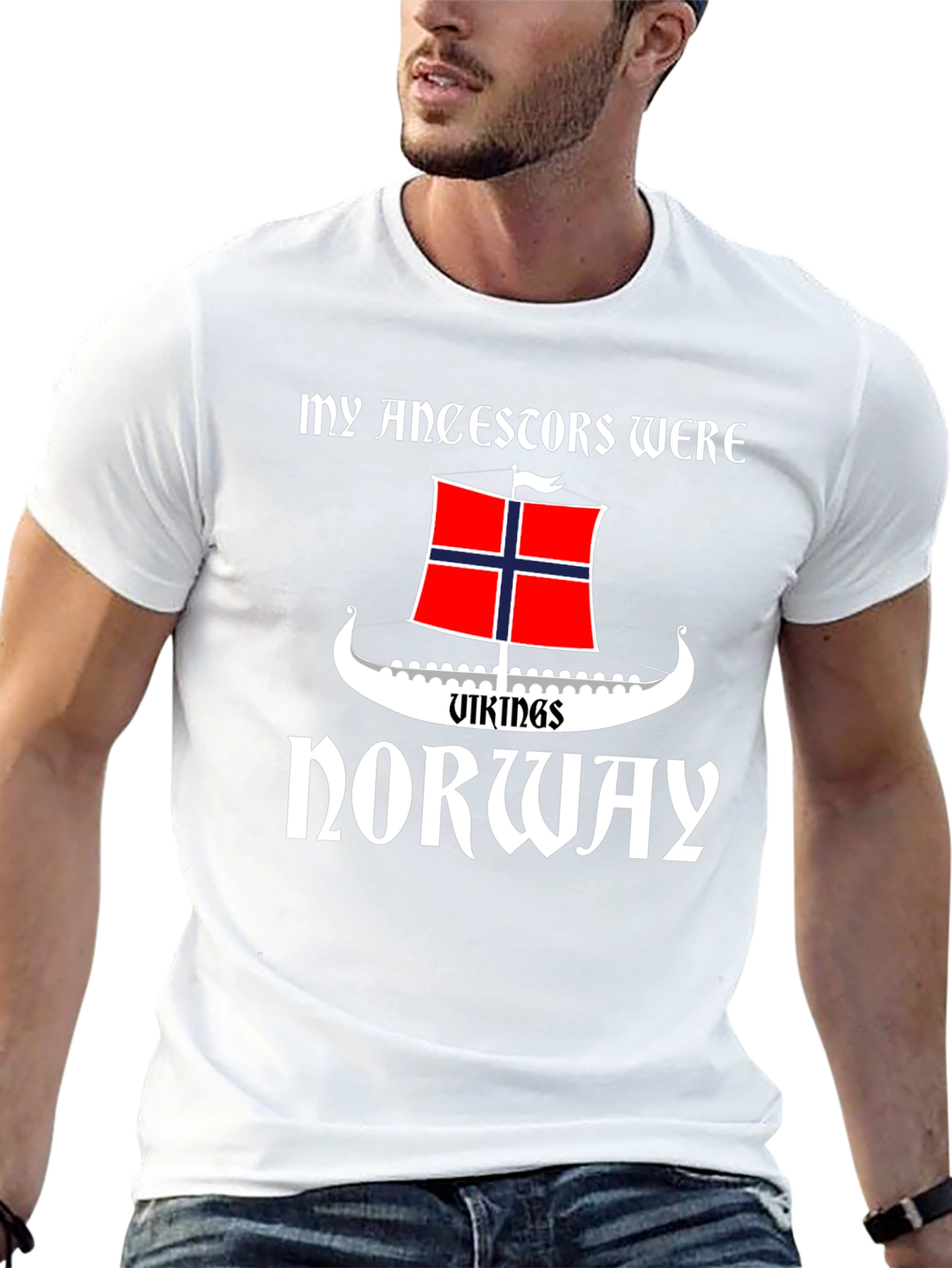 Black Vikings of Norway T-Shirt view 13