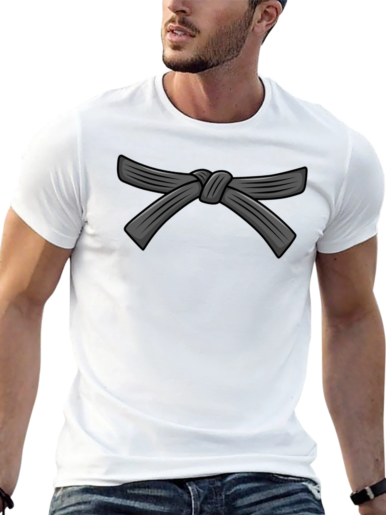 Black Black Belt Graphic Tee - Martial Arts Gift view 13