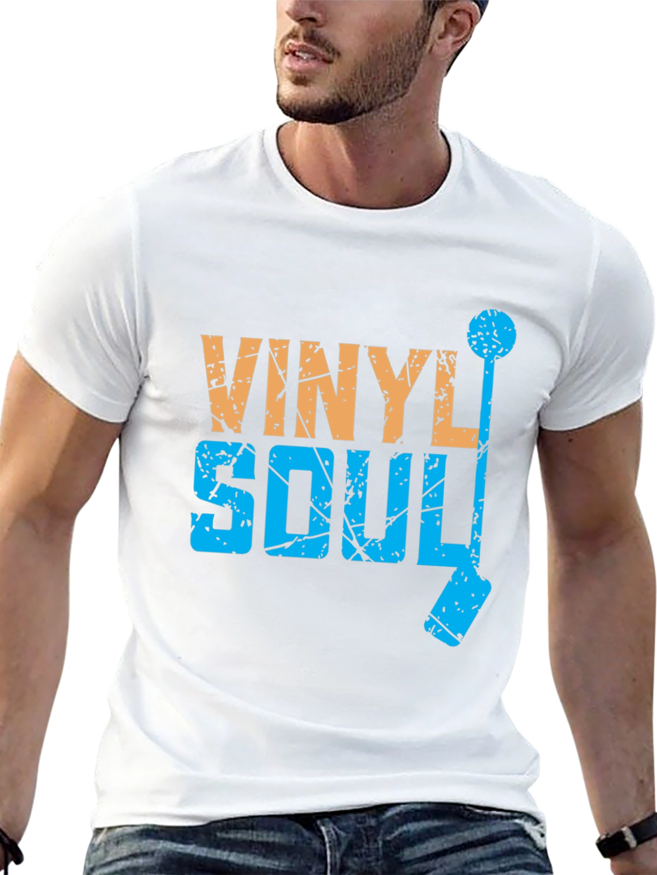 Black Vinyl Soul Graphic T-Shirt view 13