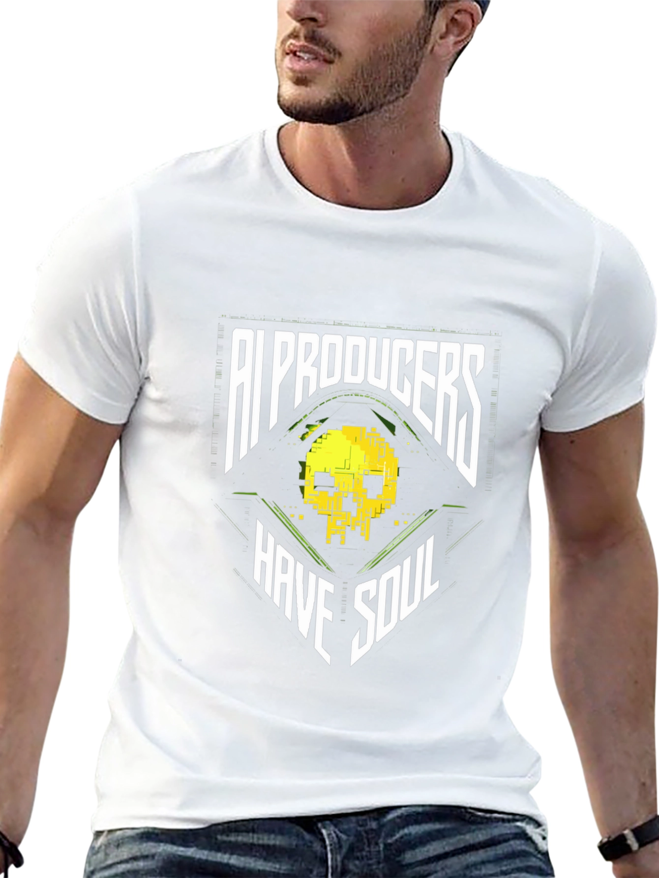 Black AI Producers Have Soul Graphic Tee view 13
