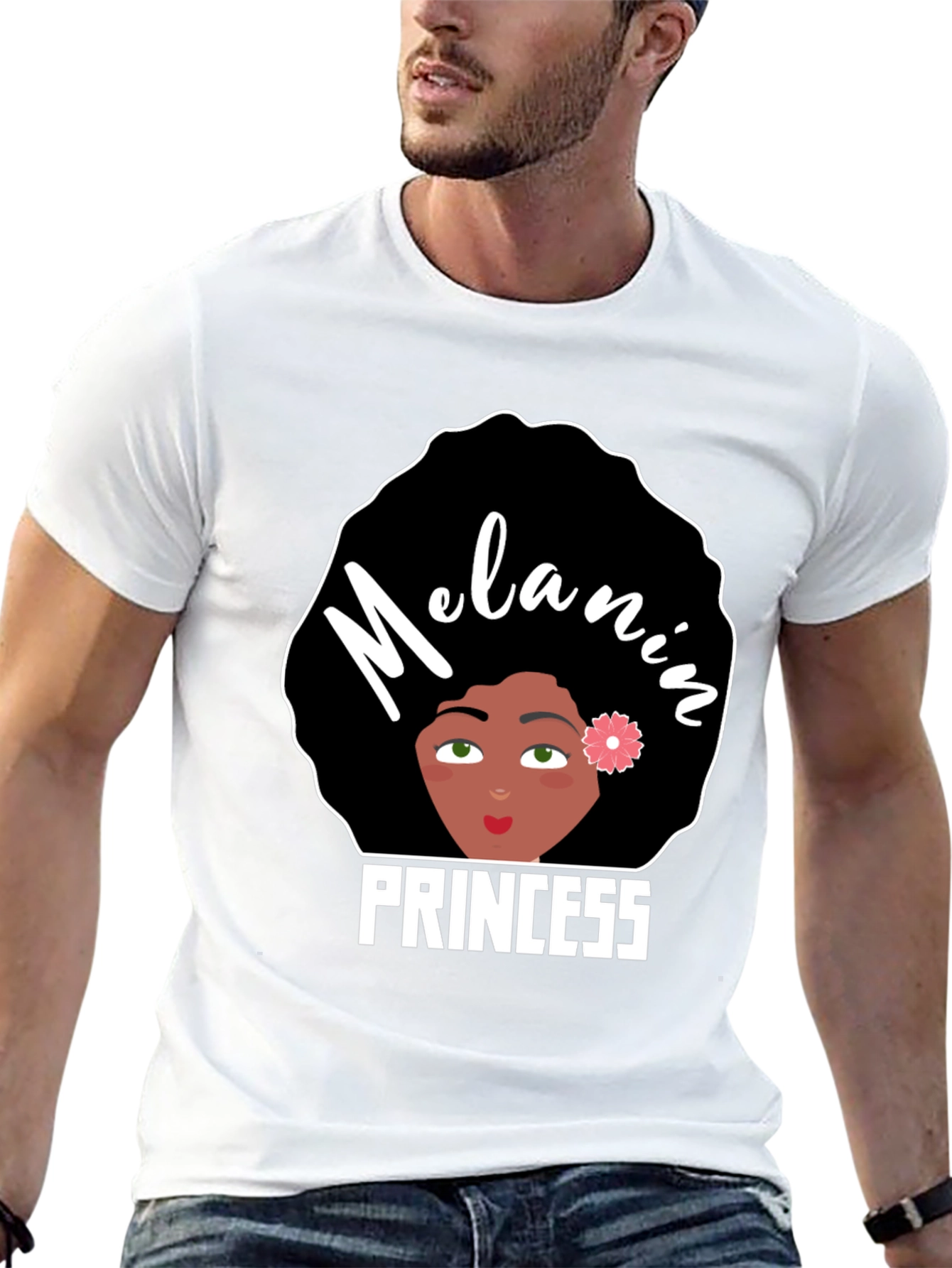 Black Melanin Princess Graphic Tee - Black Pride view 13
