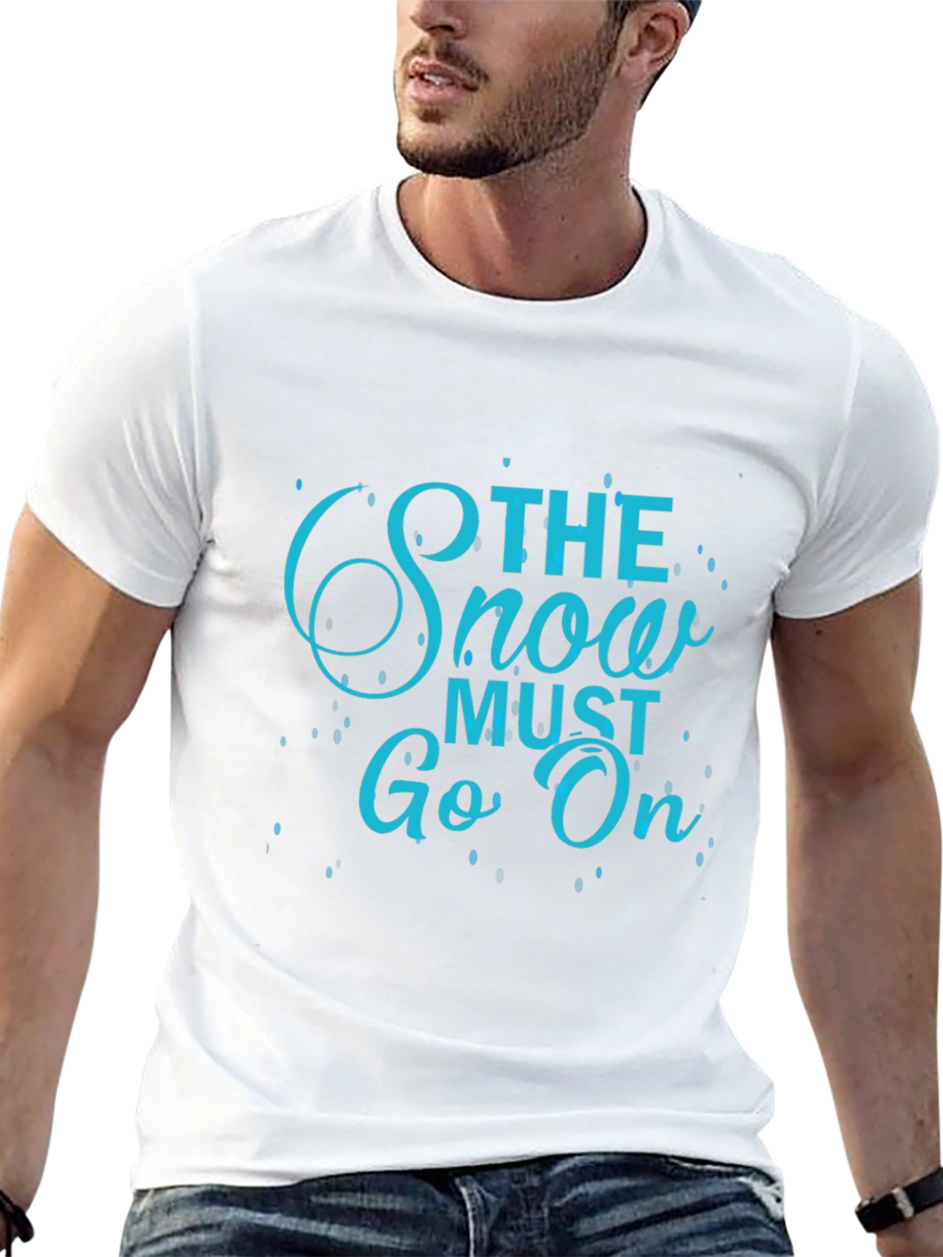 Black The Snow Must Go On T-Shirt - Black Tee view 13