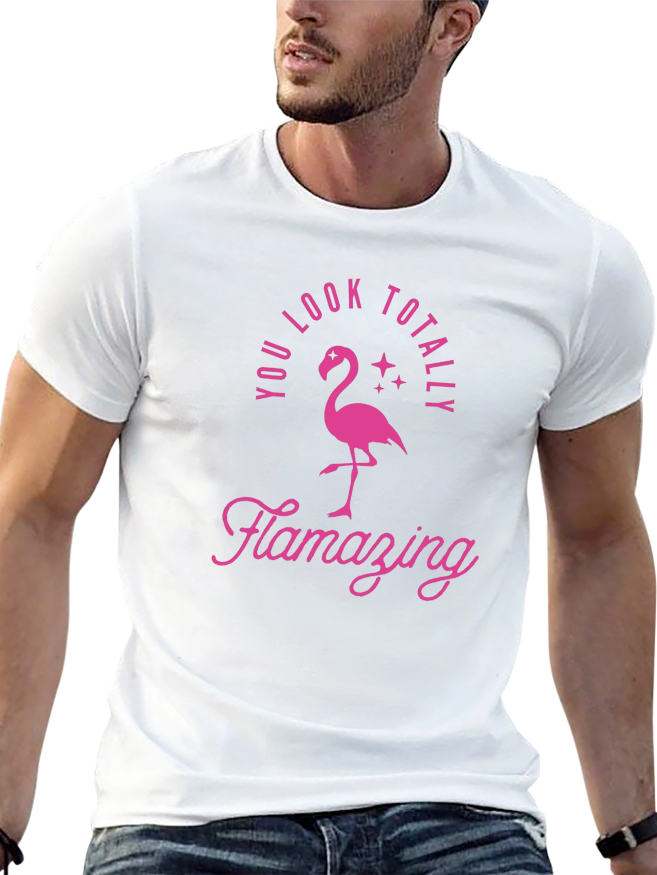 Black Flamazing Flamingo Graphic Tee - You Look Totally... view 13
