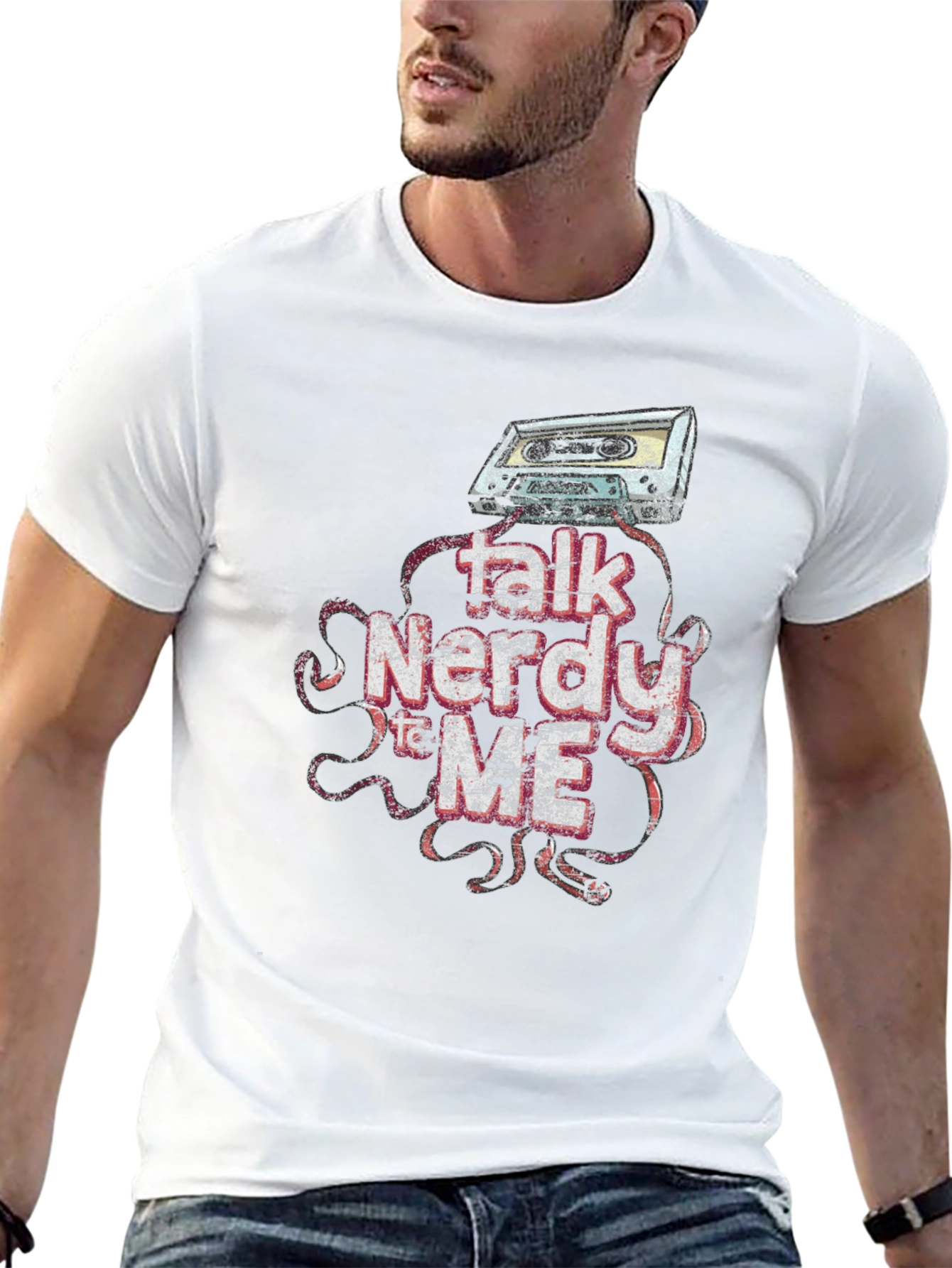 Black Talk Nerdy To Me Graphic Tee view 13