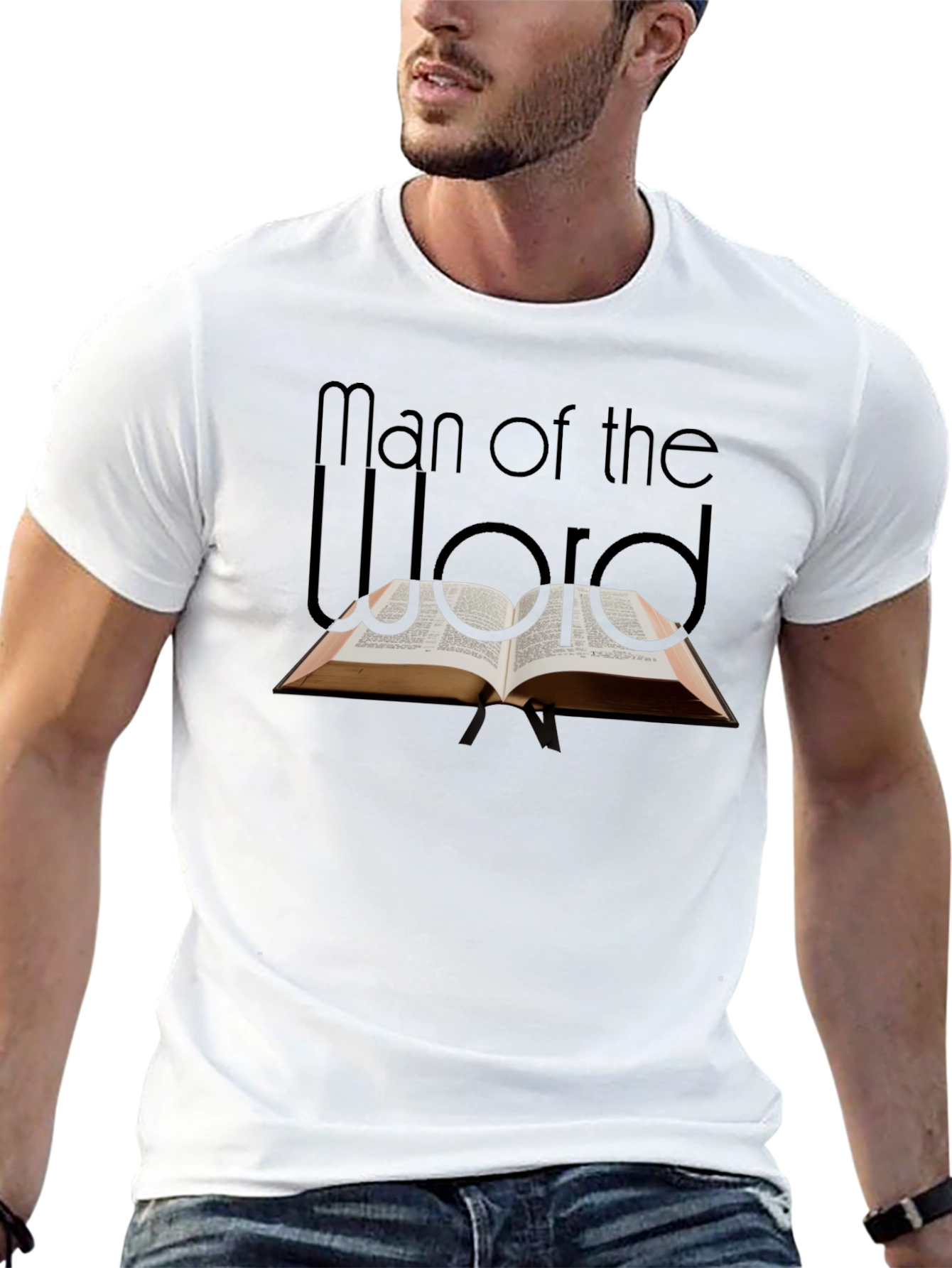 Black Man of the Word T-Shirt - Christian Apparel view 13