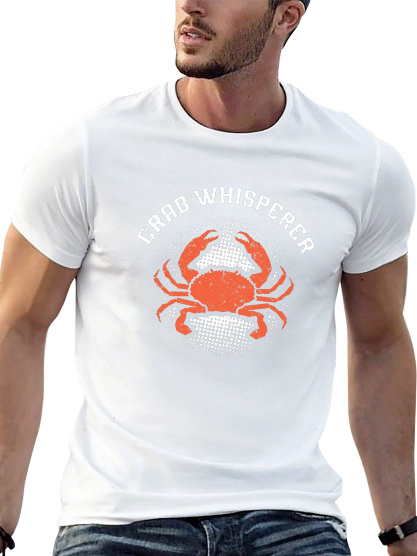 Black Crab Whisperer Graphic T-Shirt - Coastal Life view 13