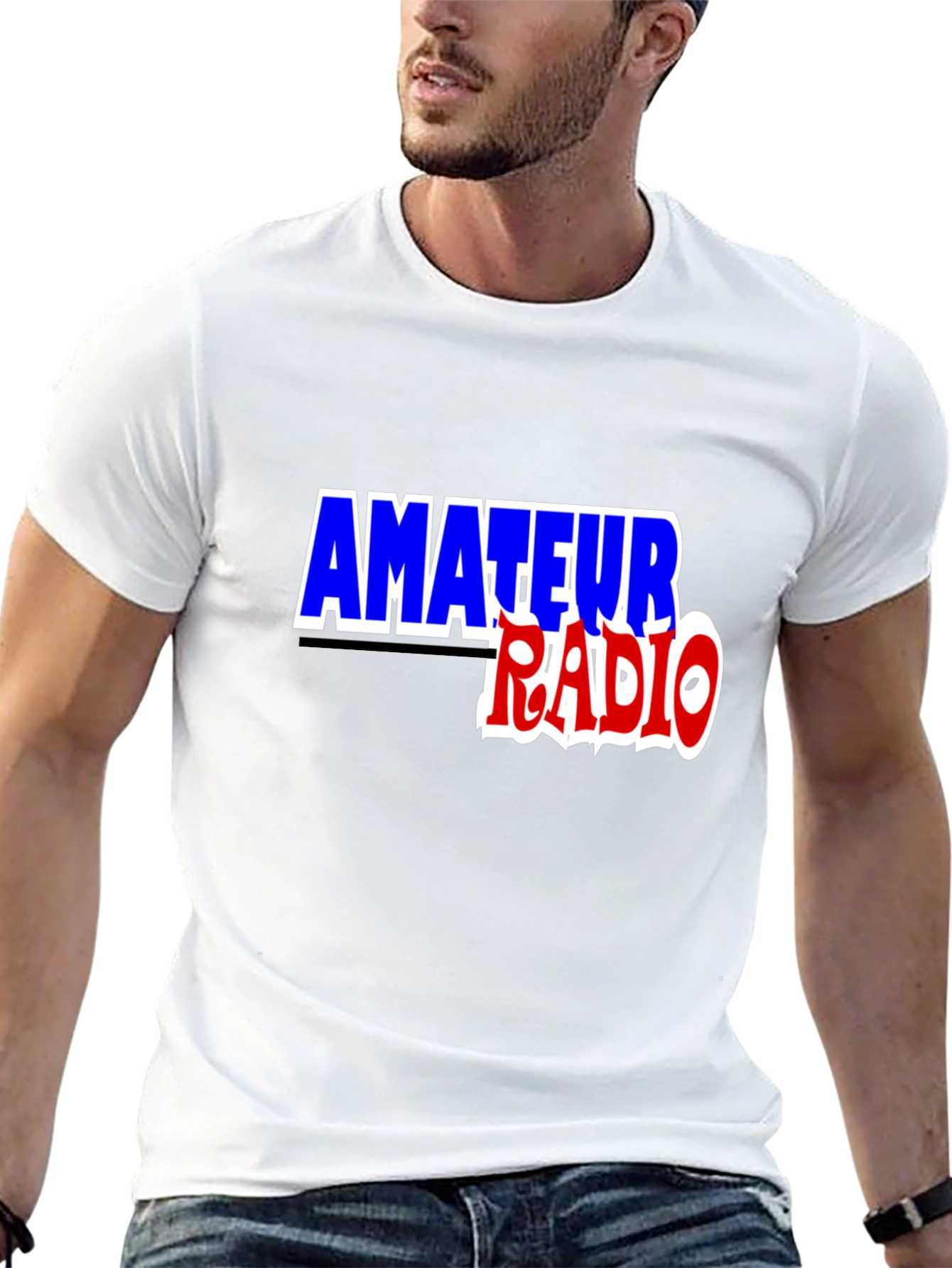 Black Amateur Radio T-Shirt - Black Ham Radio Tee view 13