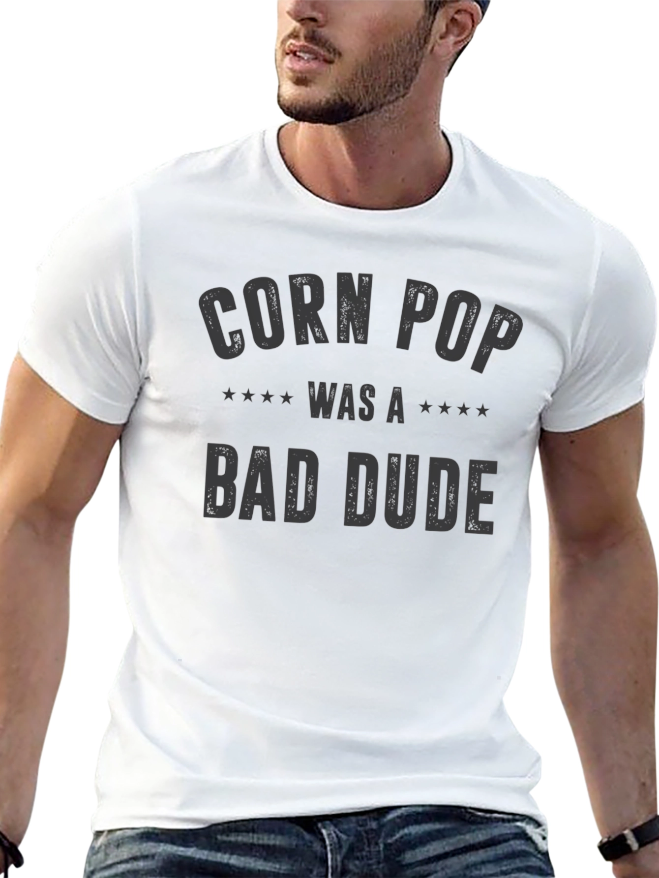 Black Corn Pop Bad Dude Graphic Tee view 13