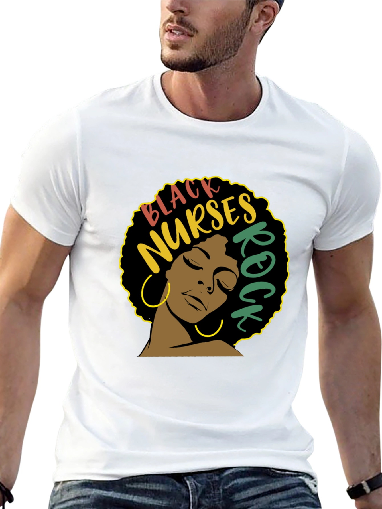 Black Black Nurses Rock T-Shirt - Nurse Appreciation view 13