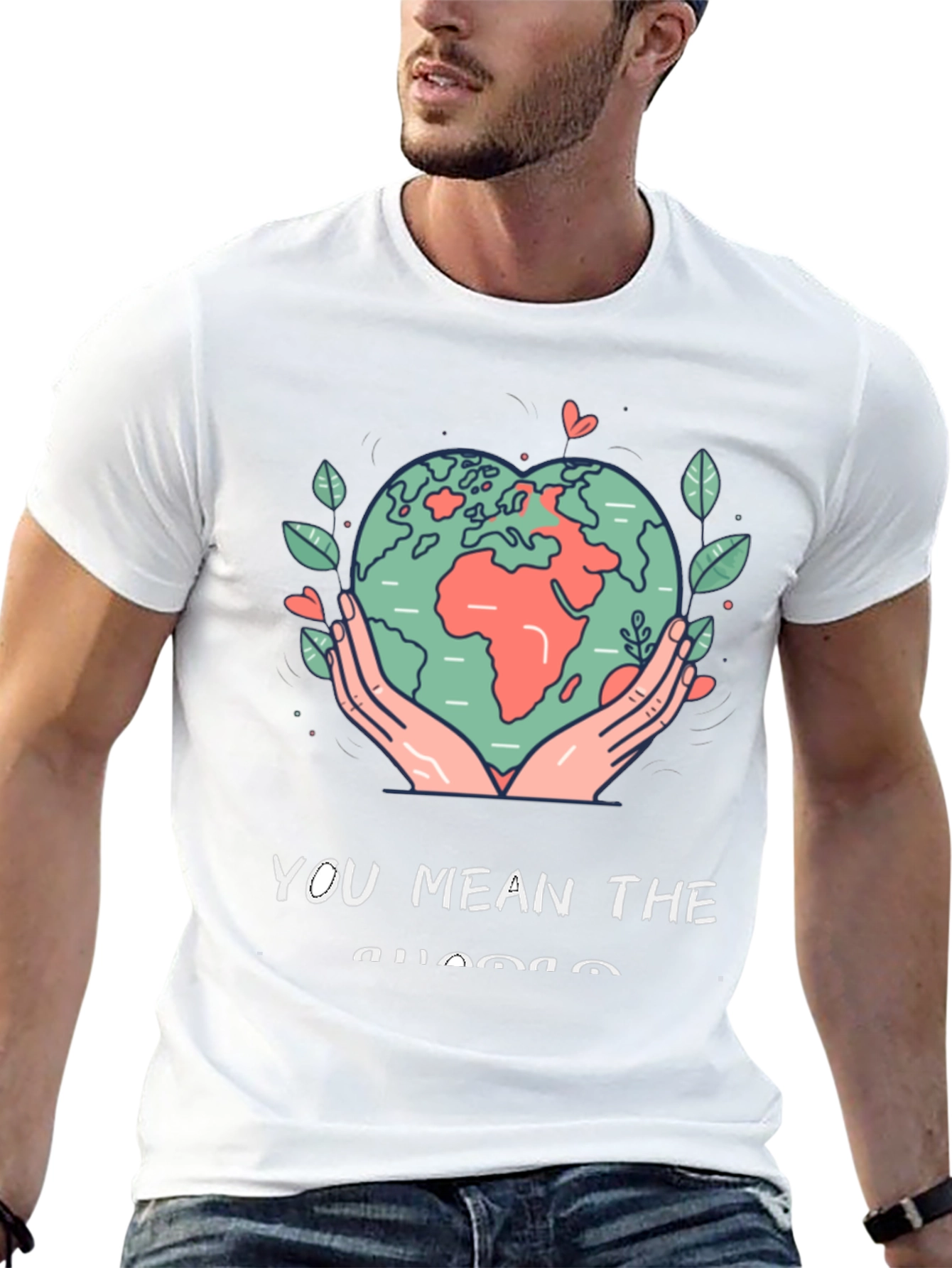 Black Earth Heart Graphic Tee - You Mean the World view 13