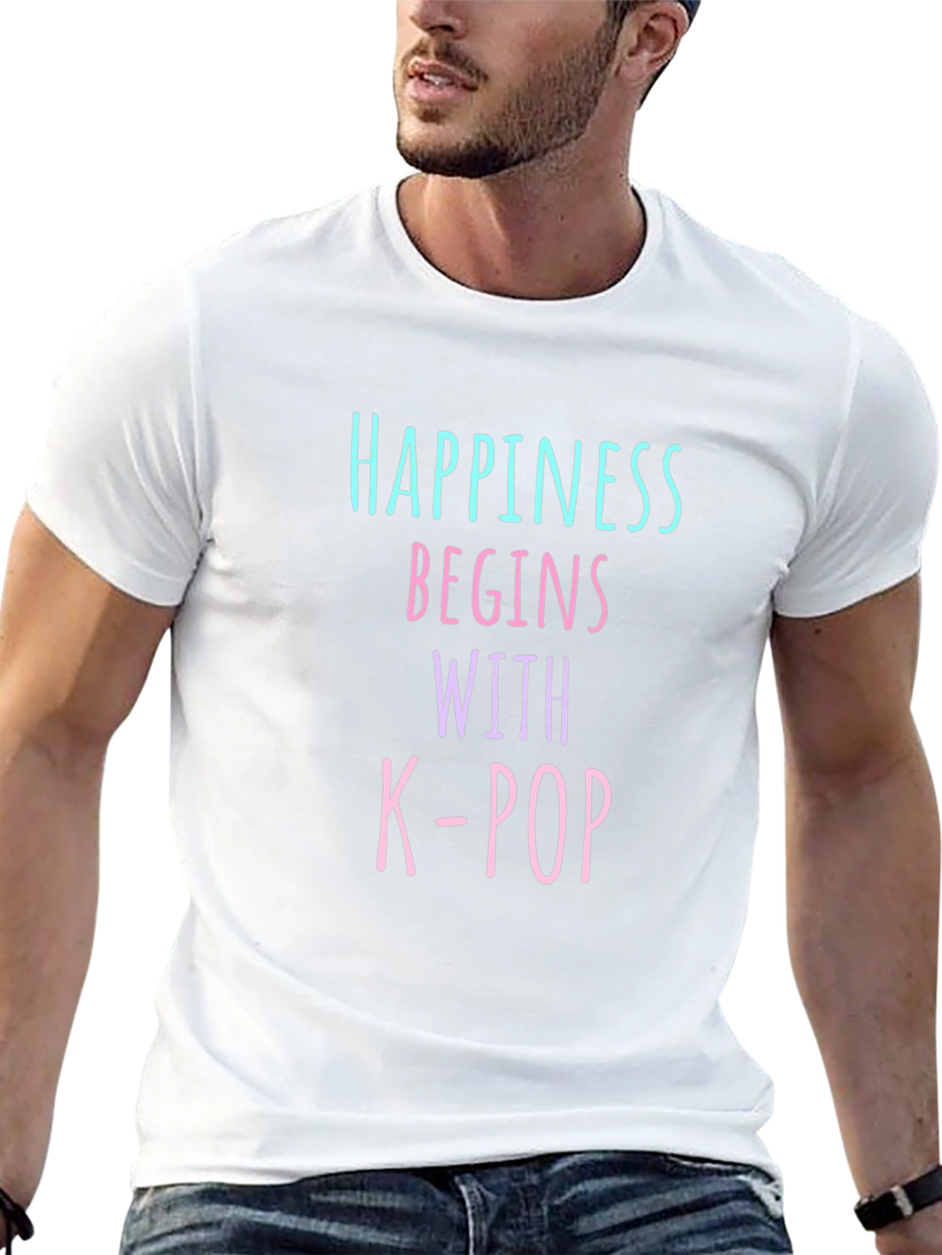 Happiness Begins With K-Pop T-Shirt - 13