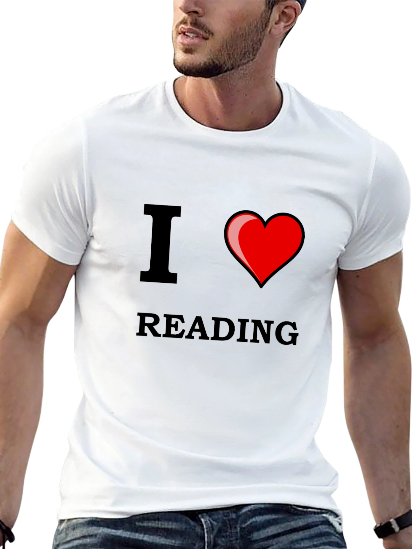Black I Love Reading T-Shirt view 13