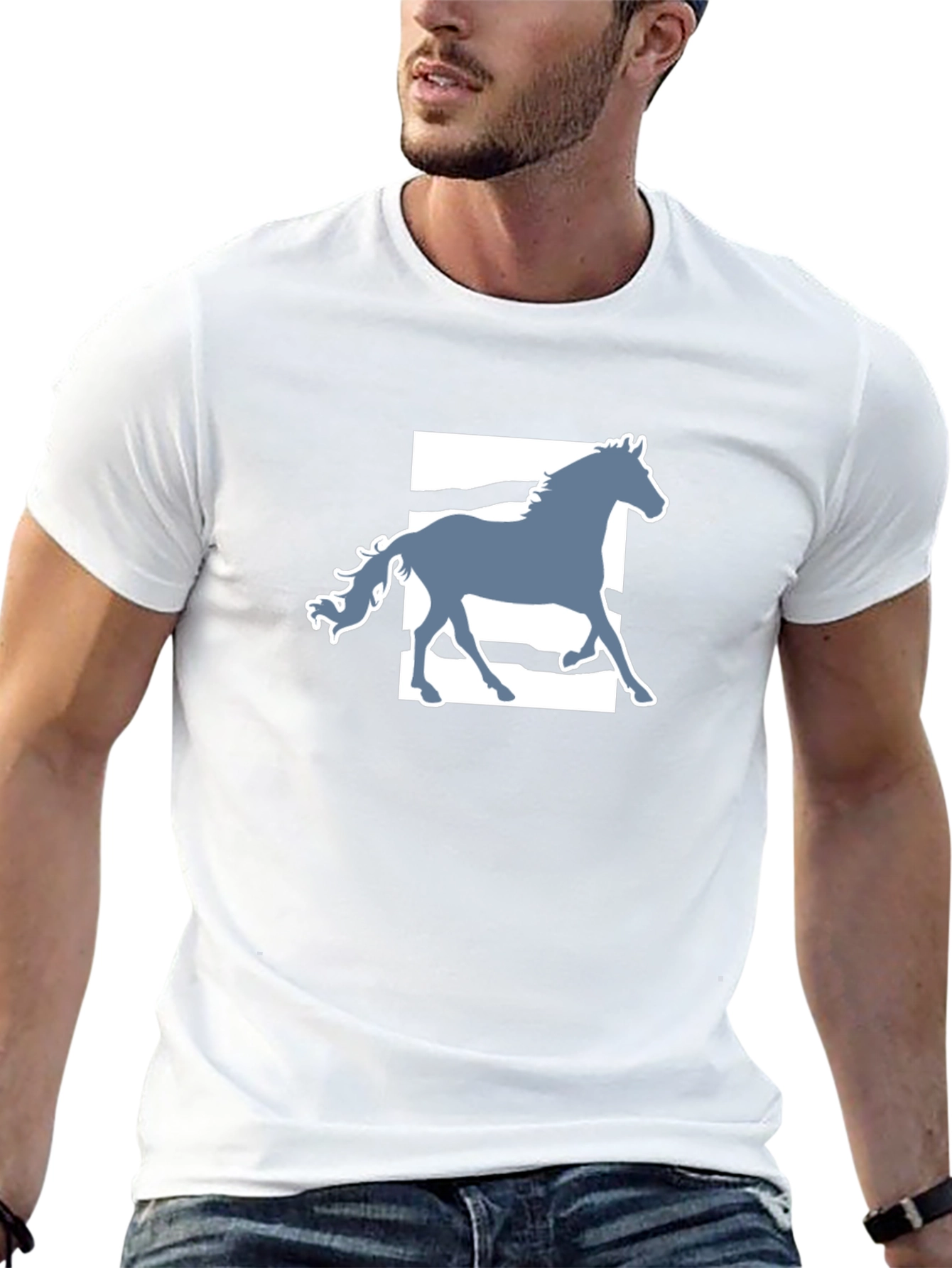 Horse Graphic T-Shirt - Stylish Black Tee for Equestrian Lovers - 13