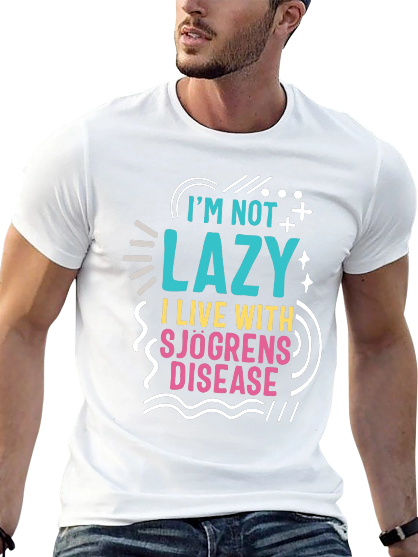 I'm Not Lazy Sjögren's Disease Awareness T-Shirt - 13