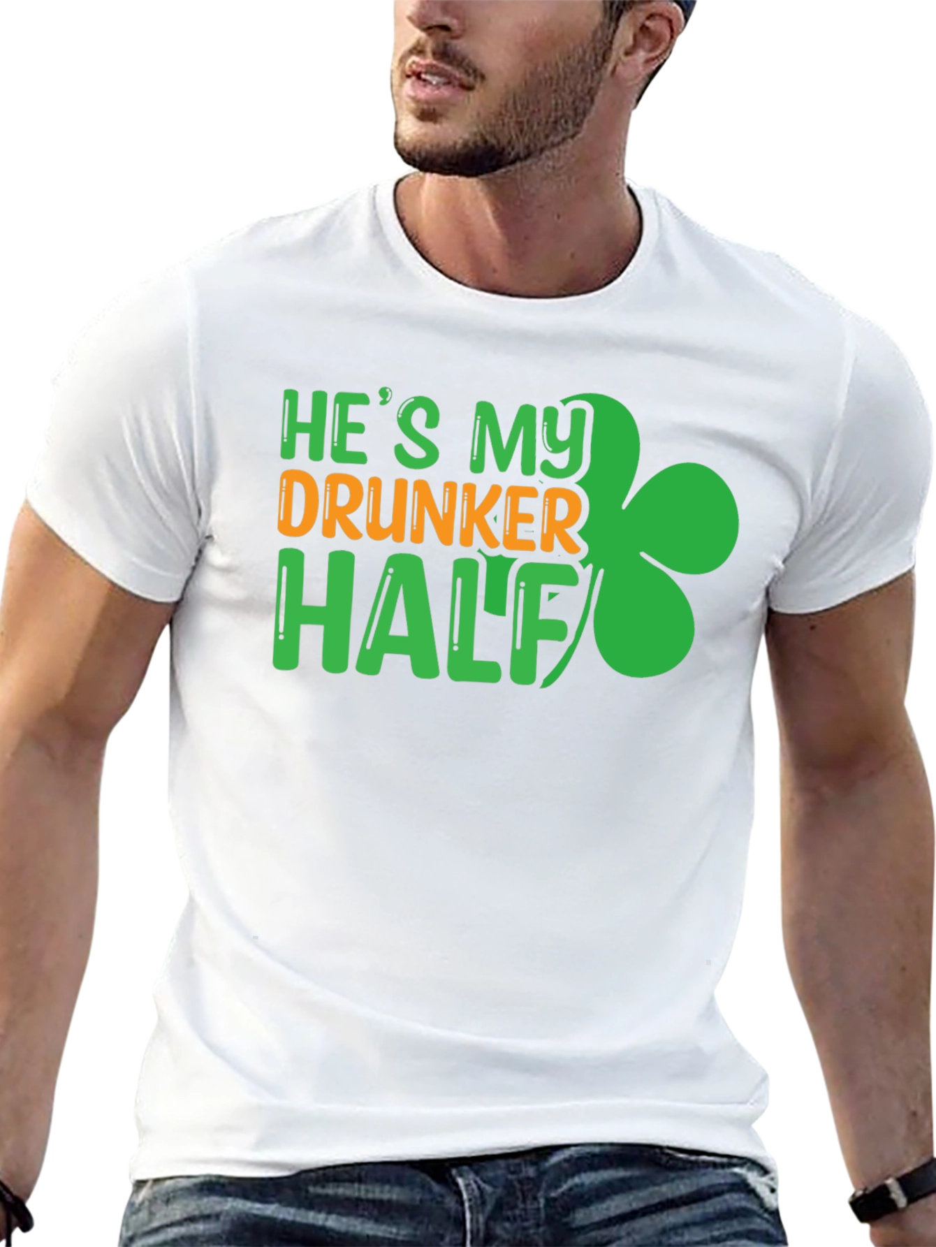 He's My Drunker Half St. Patrick's Day Graphic Tee - 13