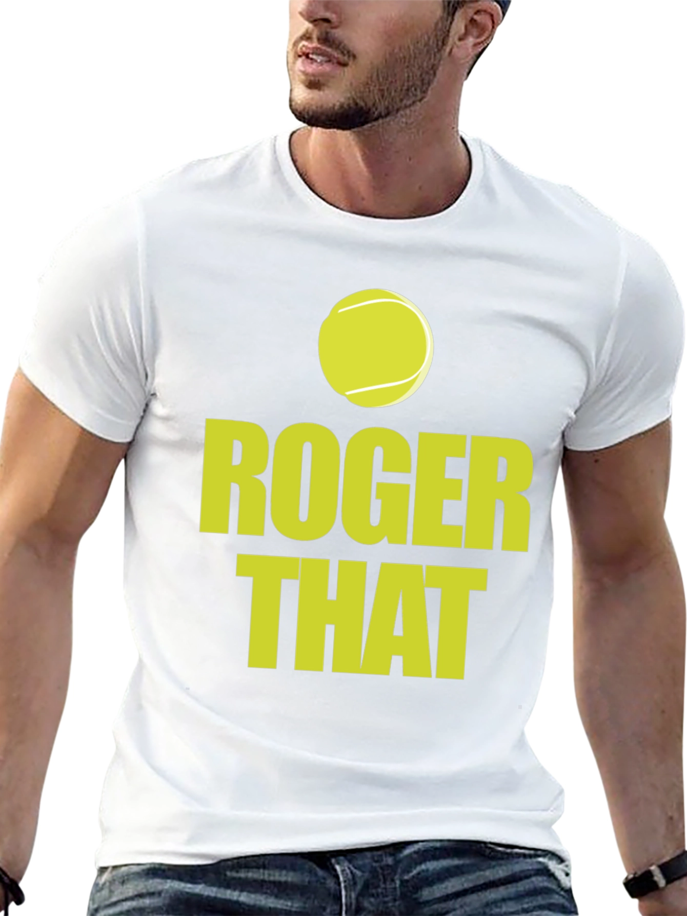 Black Roger That Tennis T-Shirt - Ace Your Style! view 13
