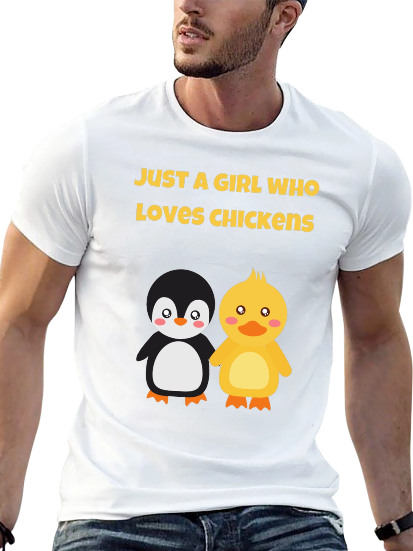 Black Girl Who Loves Chickens Graphic Tee view 13