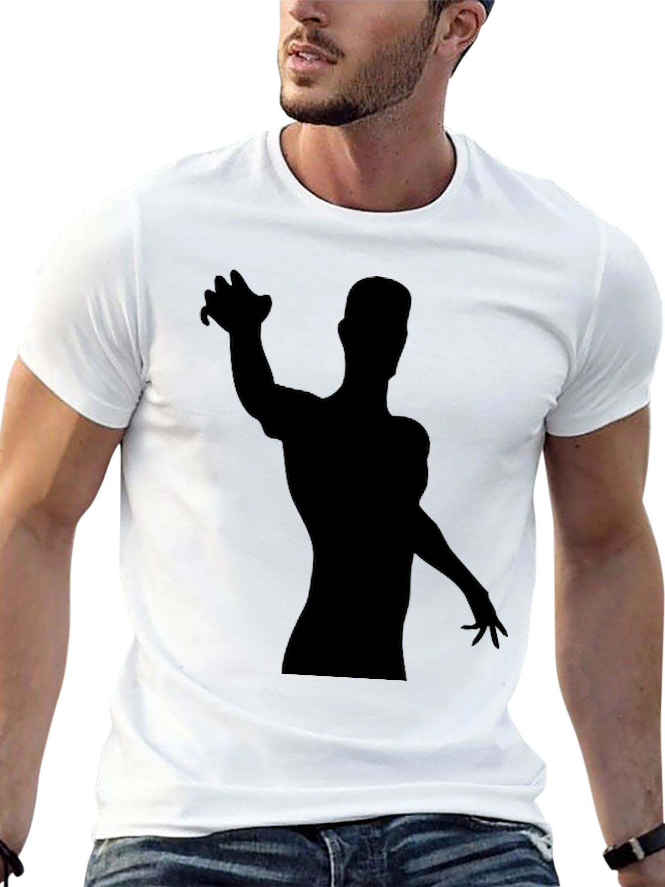 Black Zombie Graphic Black T-Shirt - Halloween Ready! view 13