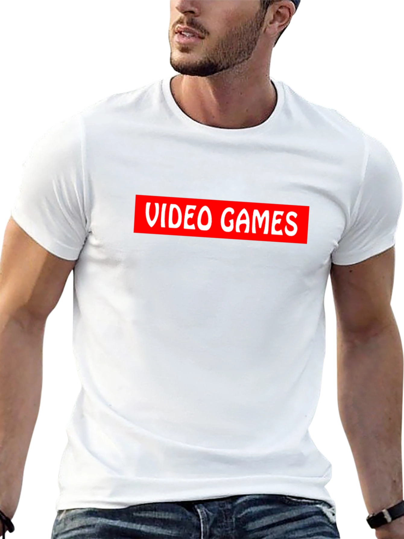 Black Video Games Graphic Tee - Black view 13