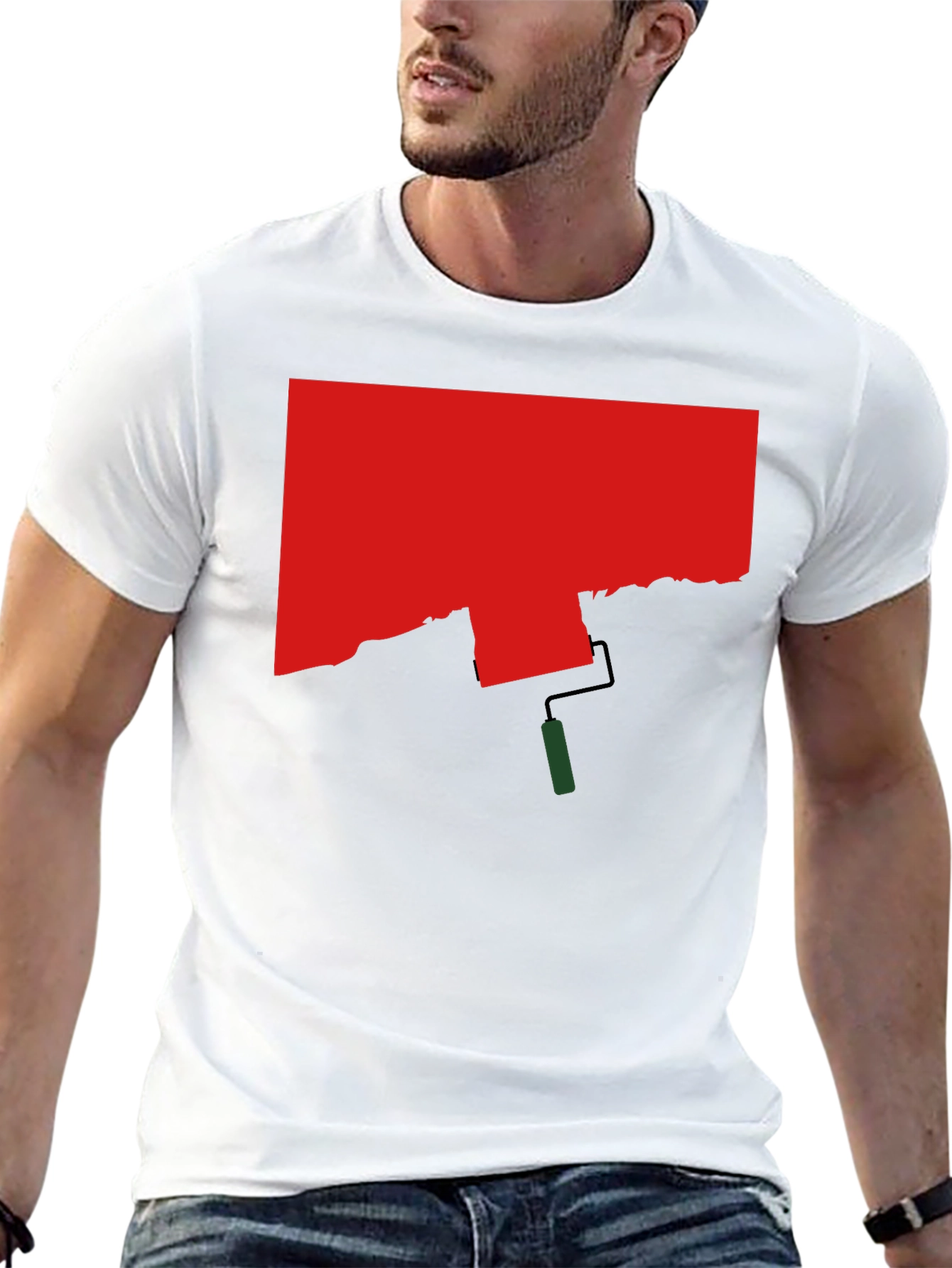 Black Abstract Painter T-Shirt - Artistic Expression view 13