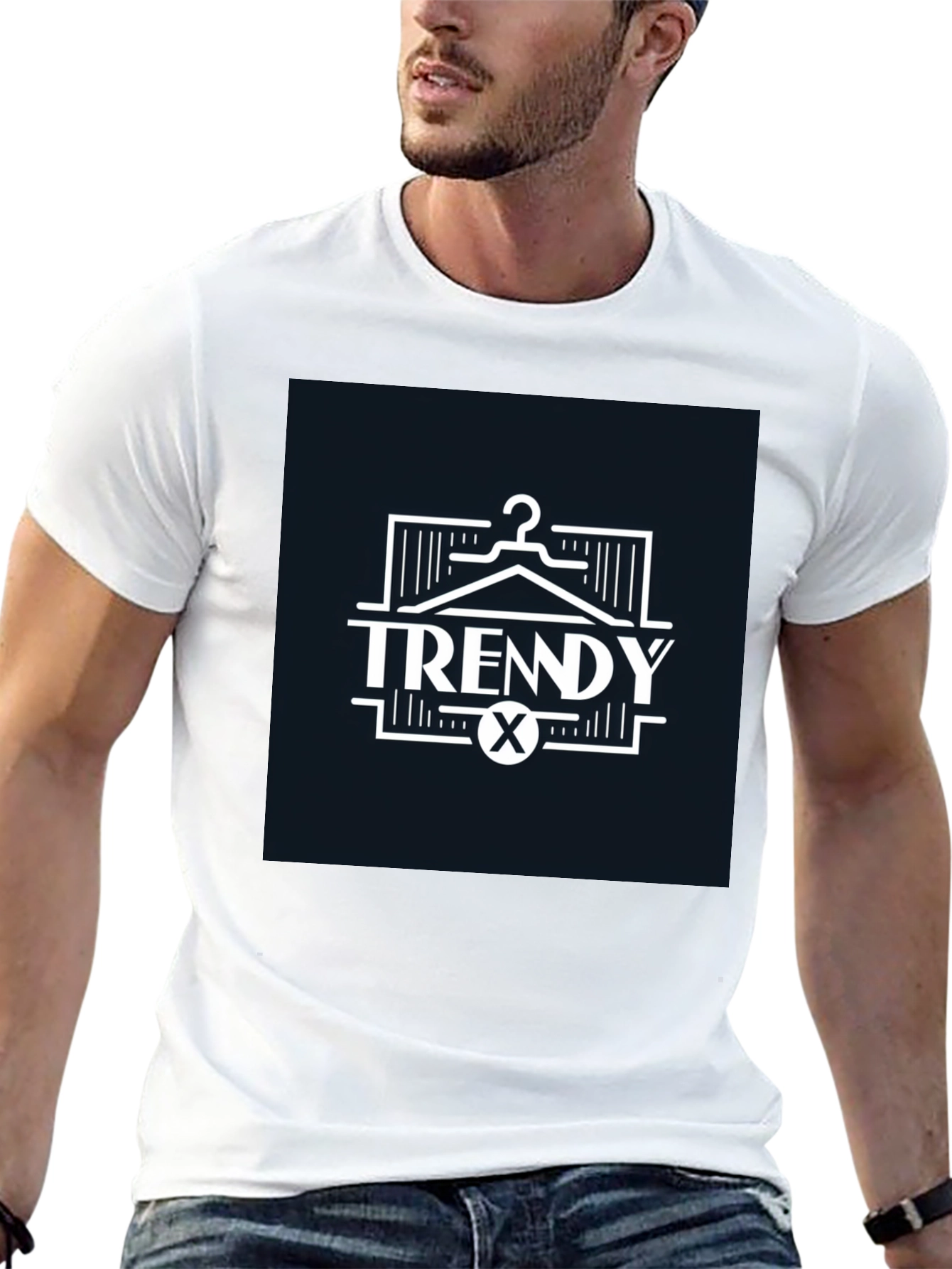 Black Trendy Graphic Tee - Men's Fashion view 13