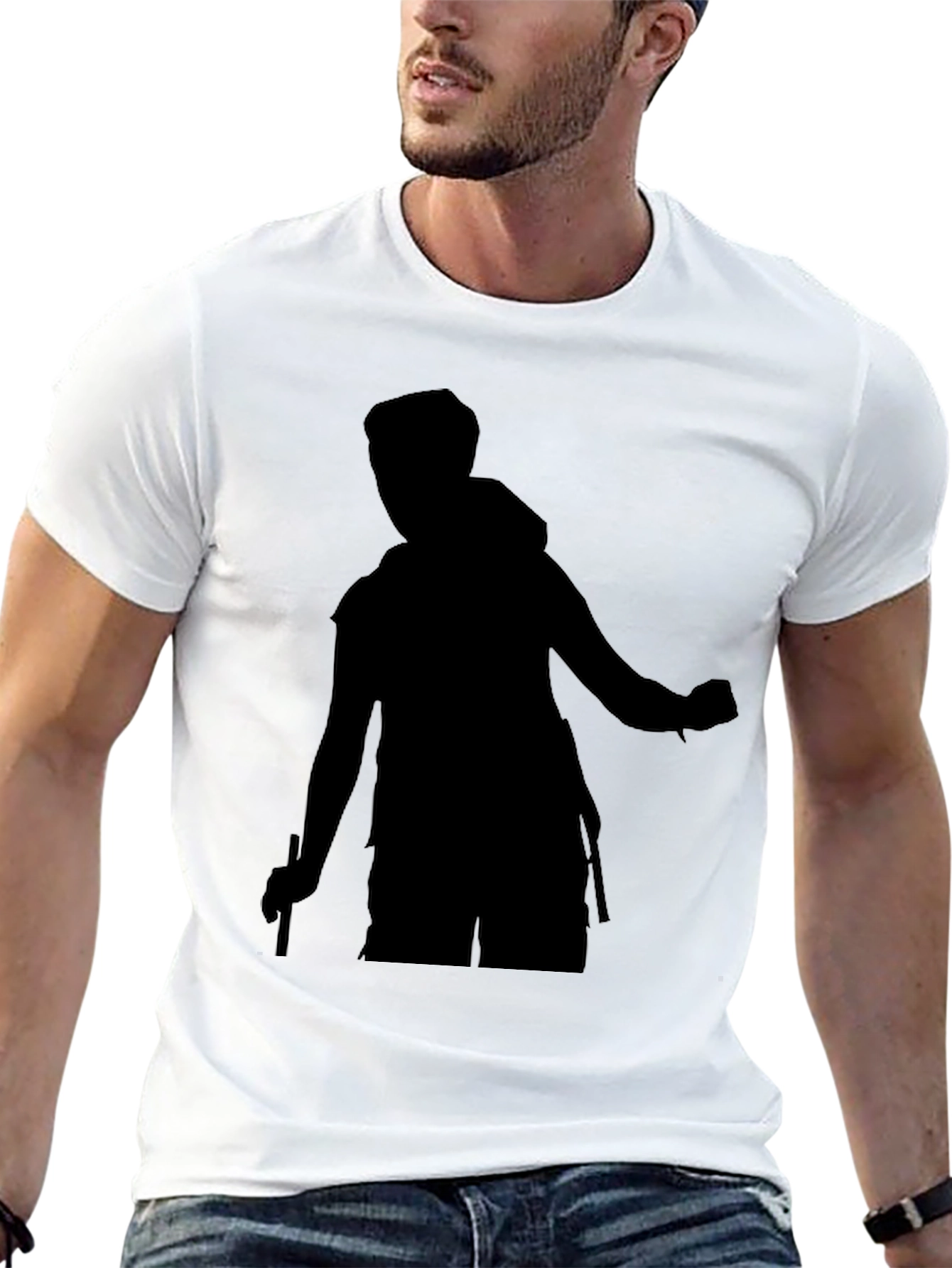 Black Black Silhouette Hiker T-Shirt view 13
