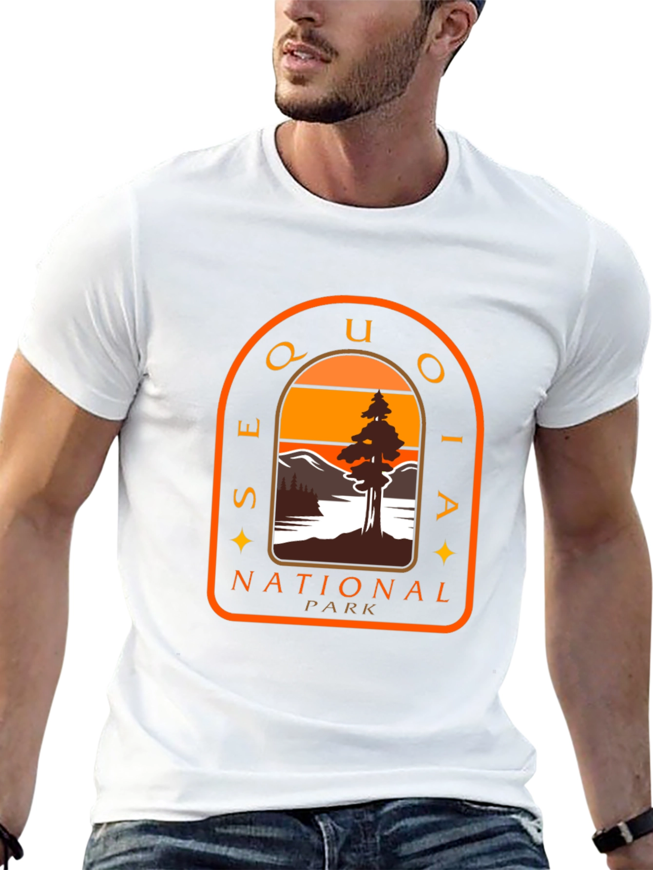 Black Sequoia National Park T-Shirt Black view 13
