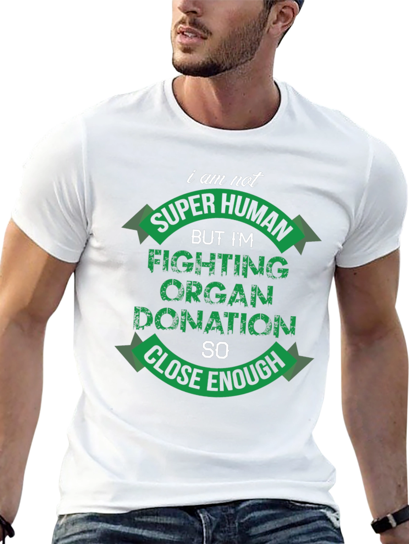 Black Organ Donation Awareness T-Shirt - Fighting For Life! view 13