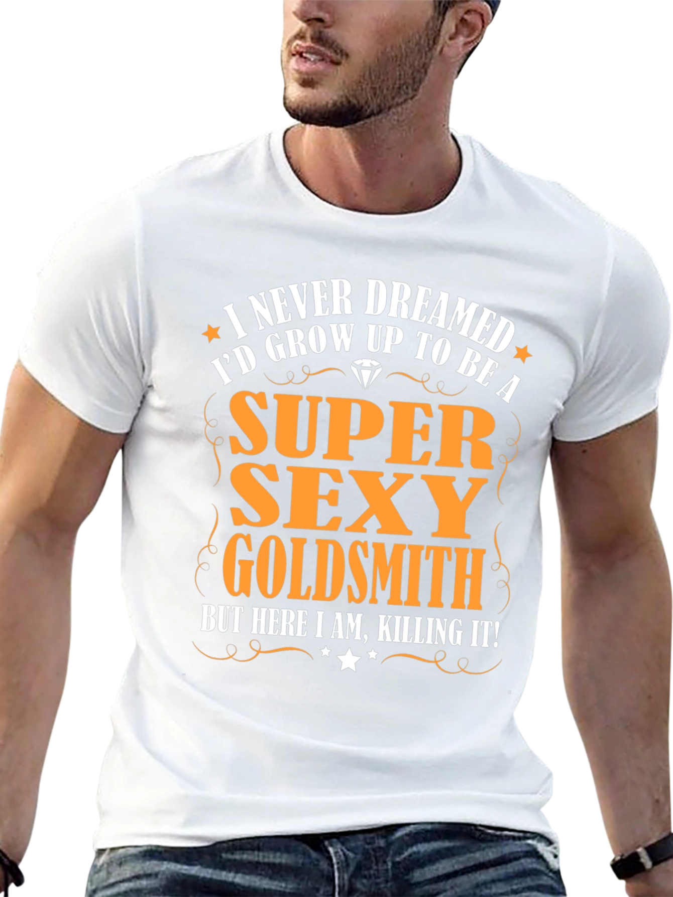Black Super Sexy Goldsmith T-Shirt view 13