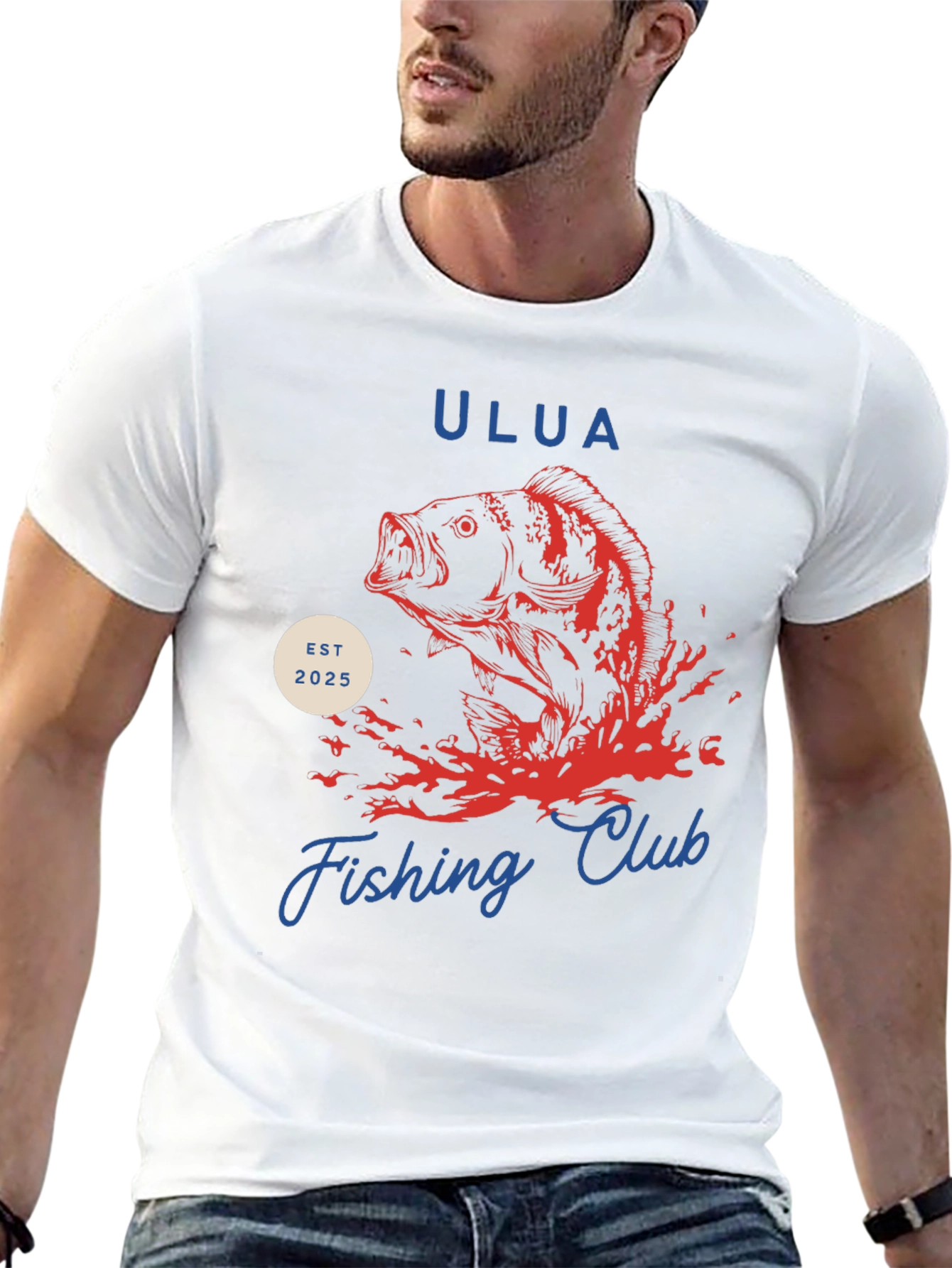 Black Ulua Fishing Club Black T-Shirt view 13