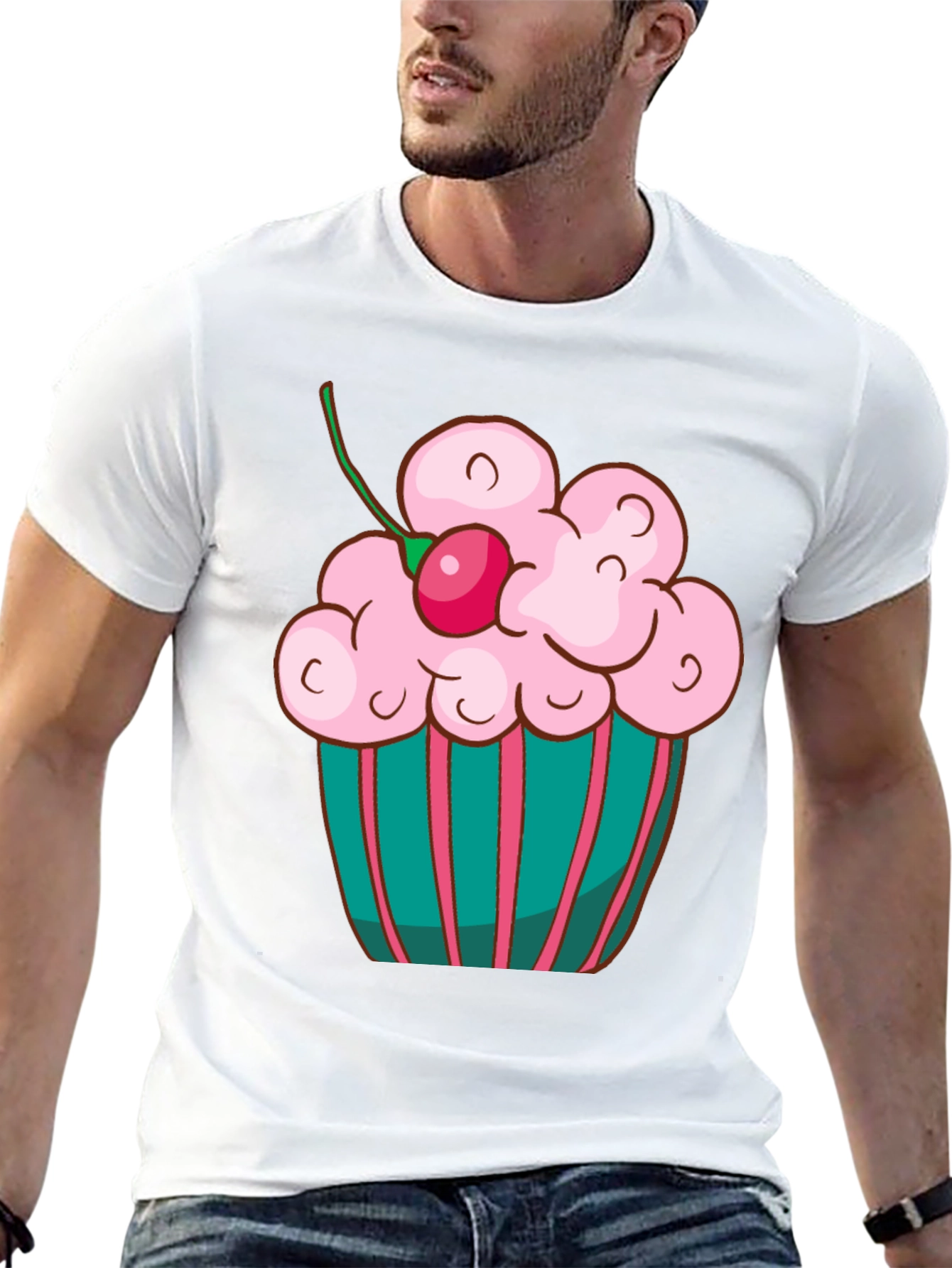 Black Cupcake T-Shirt - Sweet Treat Tee view 13