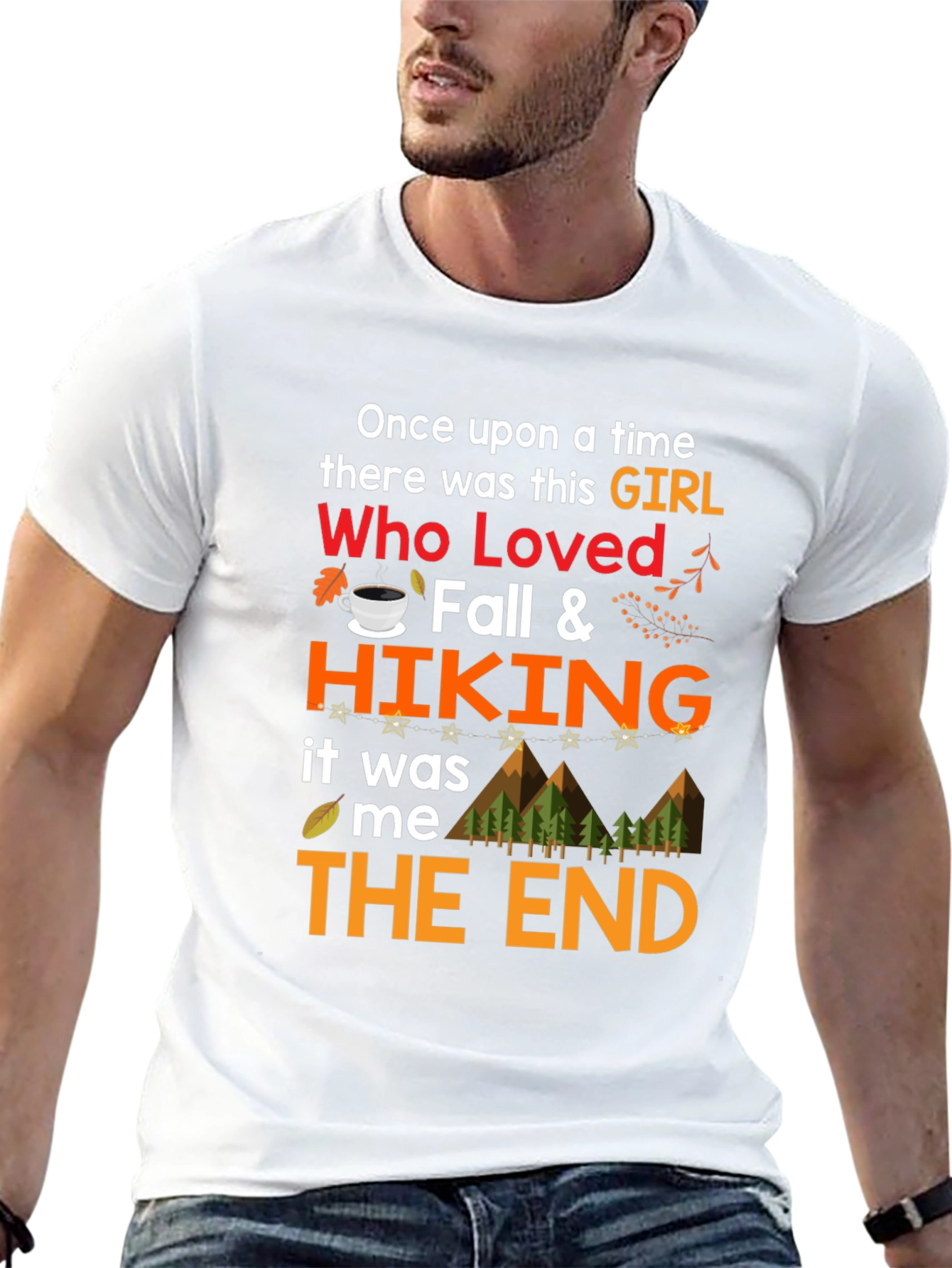 Black Hiking Lover Graphic T-Shirt view 13