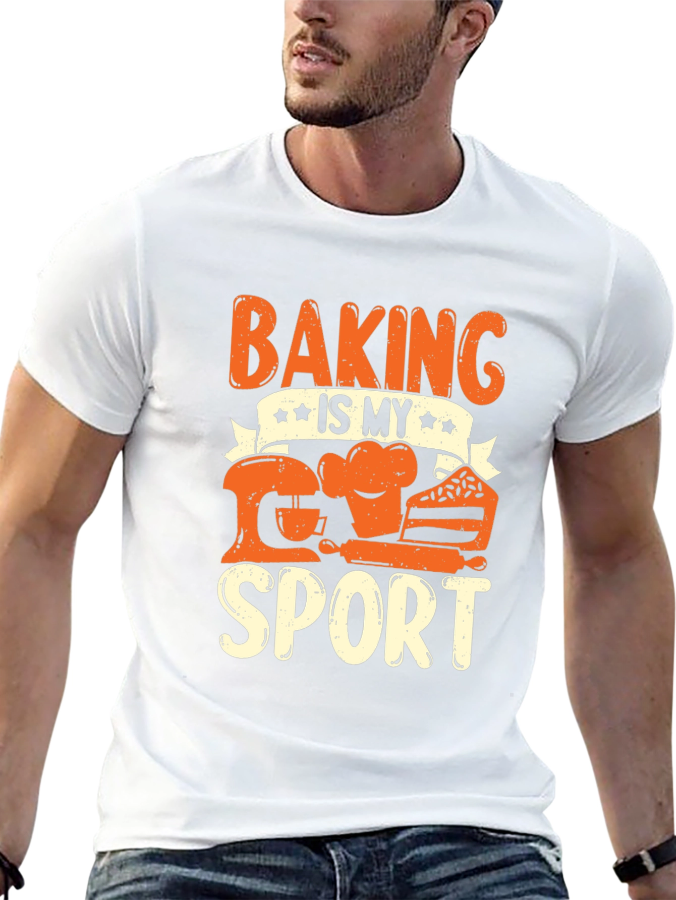 Black Baking Is My Sport Graphic Tee view 13