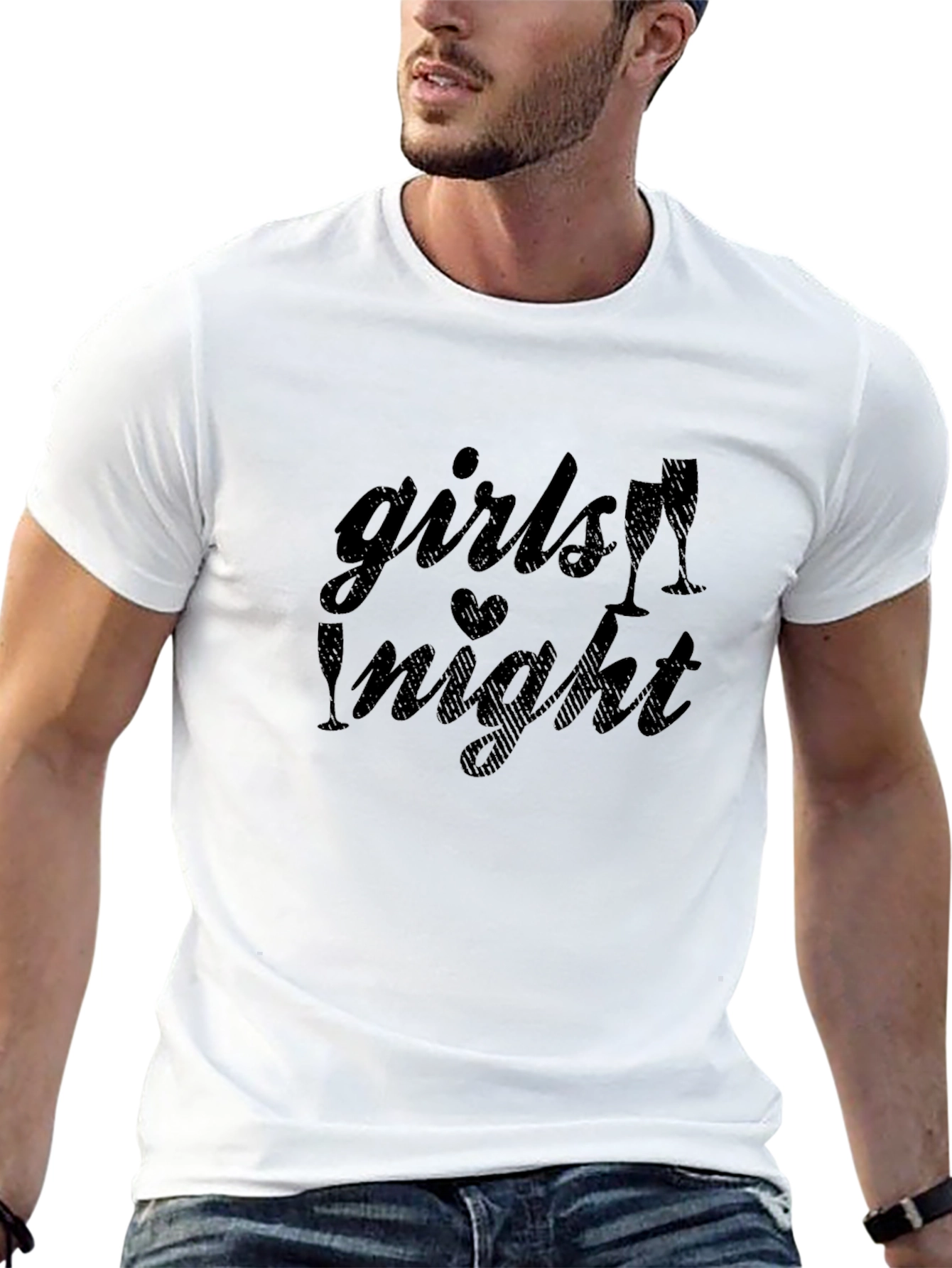 Black Girls Night Out T-Shirt - Fun Party Top view 13