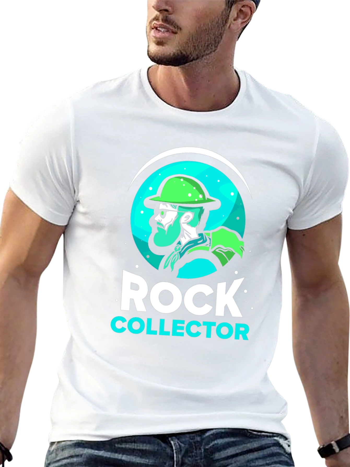 Black Rock Collector T-Shirt - Unique Graphic Tee view 13